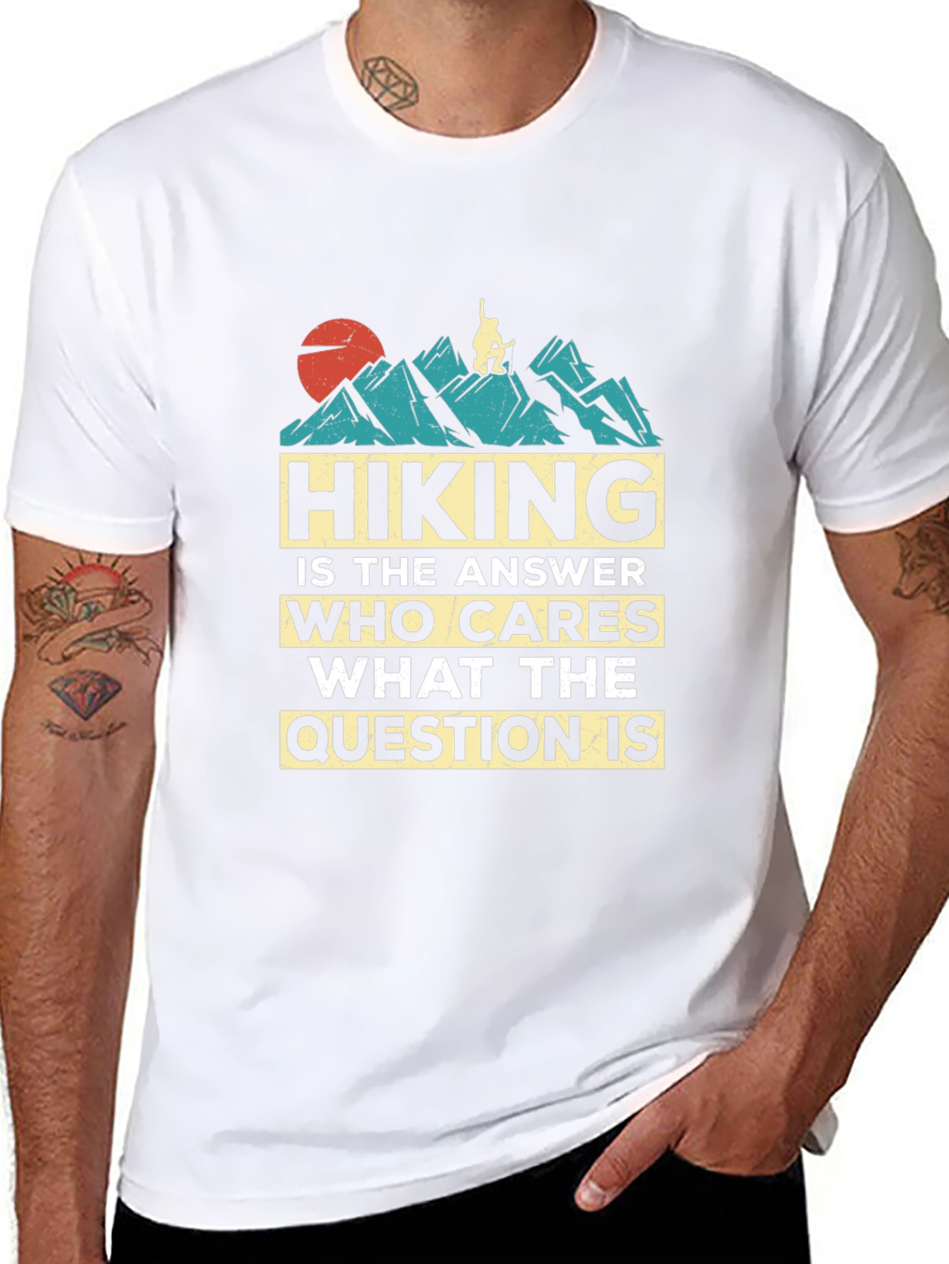 Hiking is the Answer Graphic T-Shirt