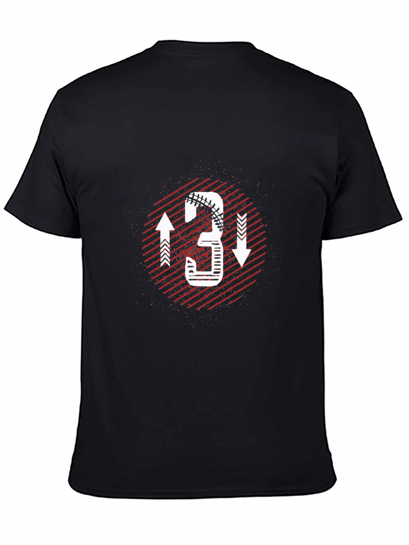 Baseball Number 3 Graphic T-Shirt