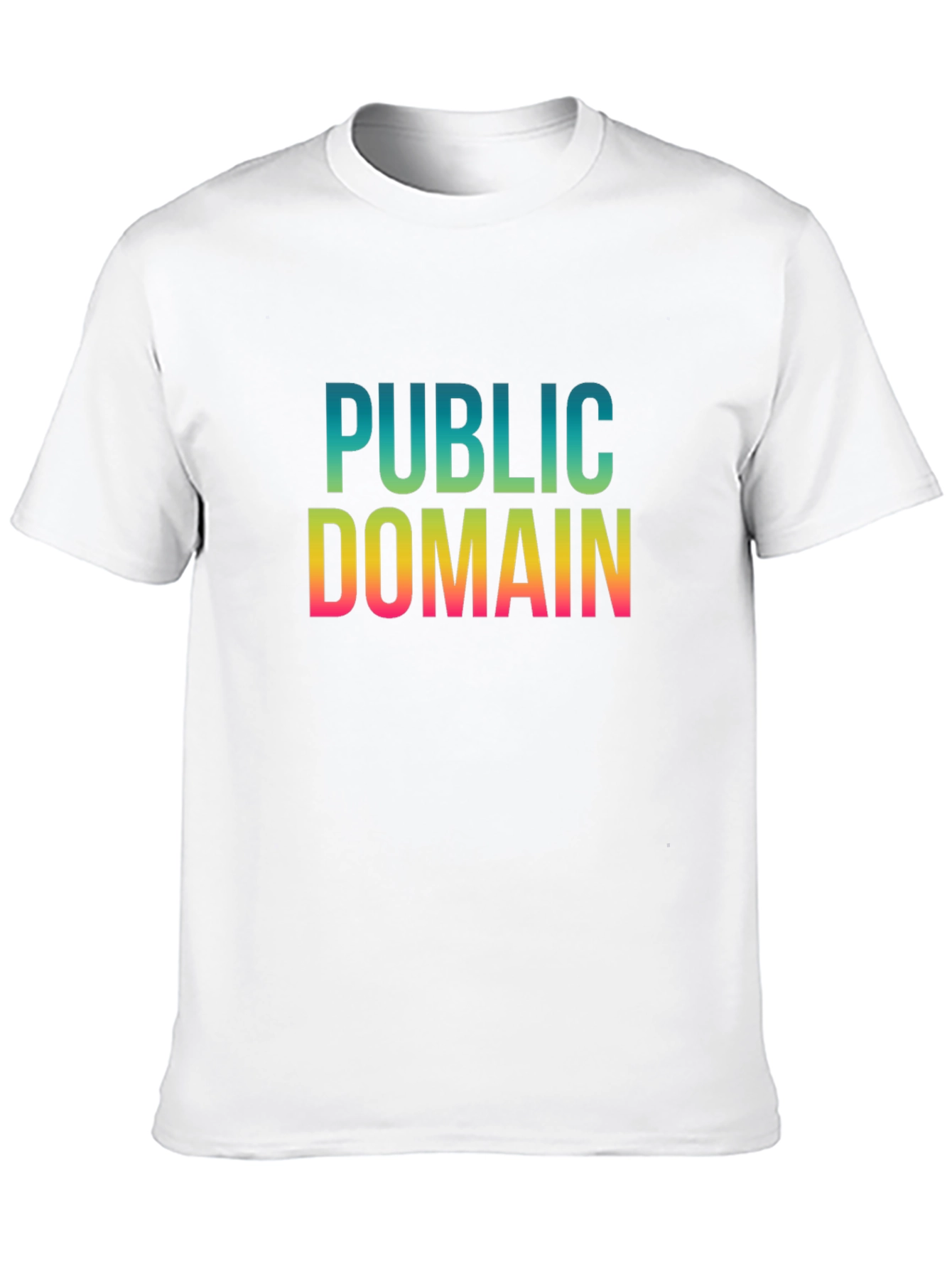 Public Domain Graphic Tee - Black