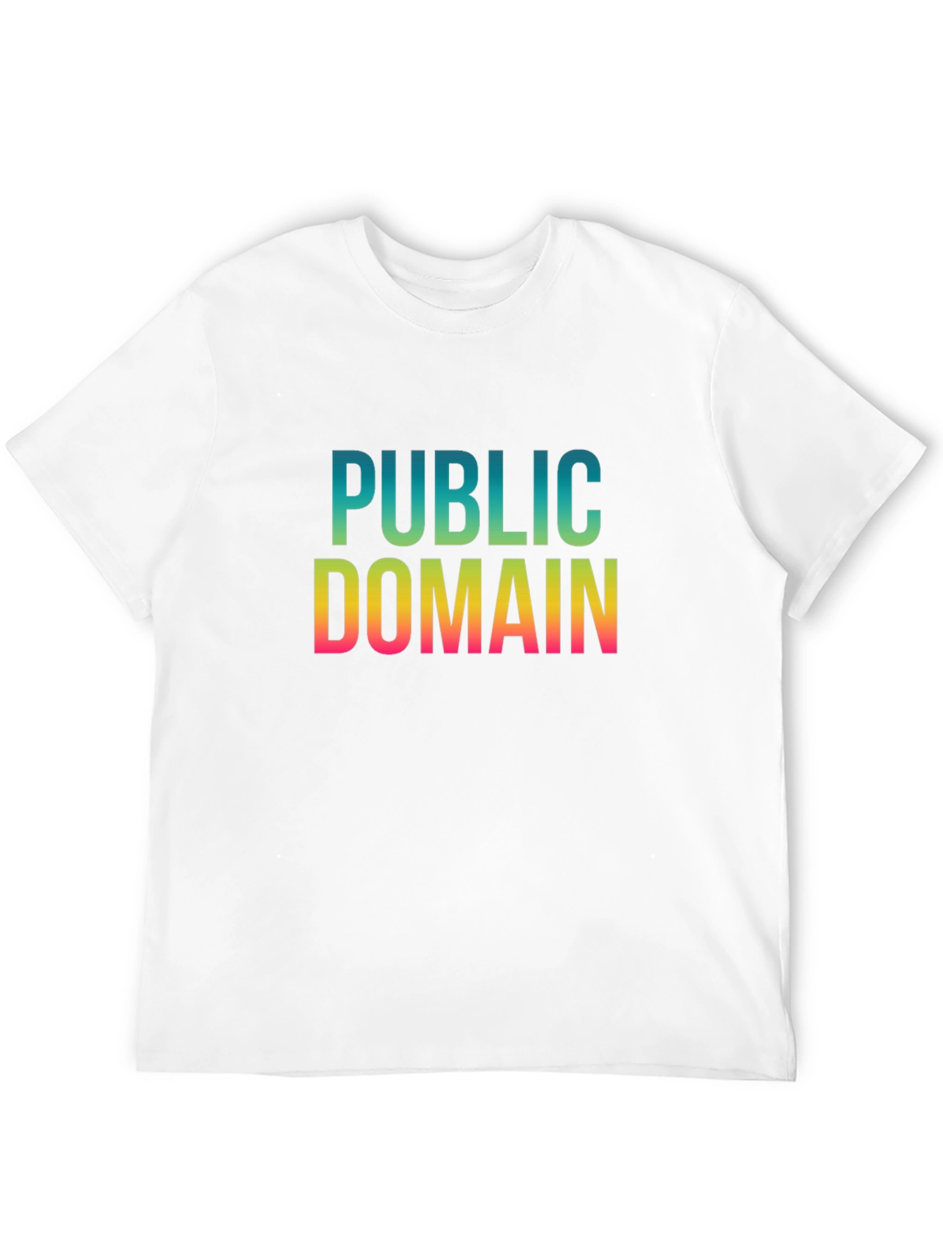 Public Domain Graphic Tee - Black