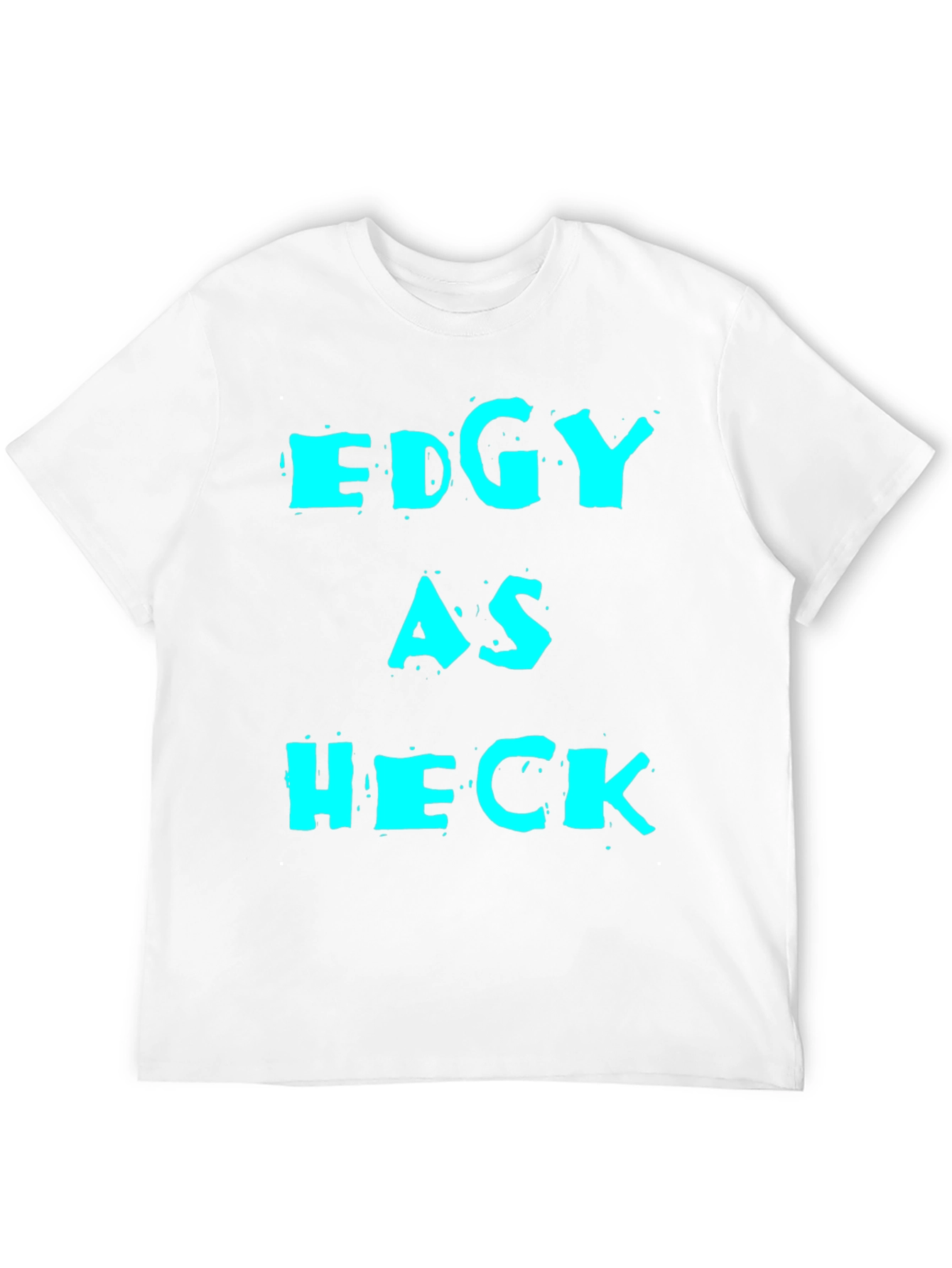 Edgy As Heck Graphic Tee - Mens Black T-Shirt