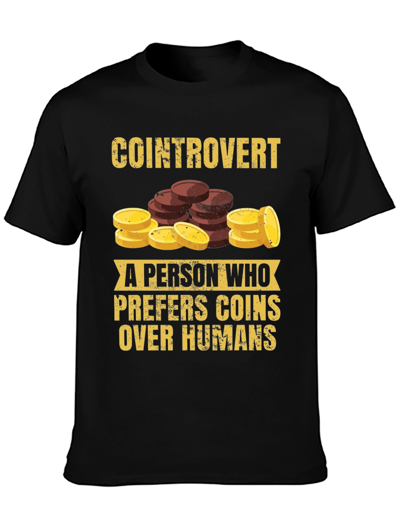 Cointrovert T-Shirt - Funny Coin Collector Apparel