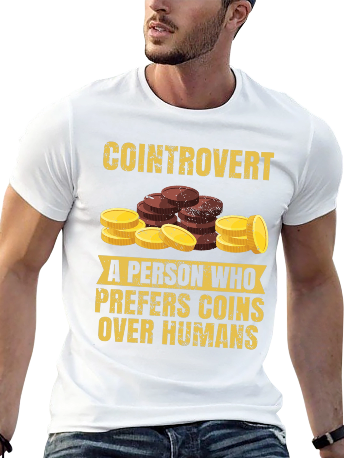 Cointrovert T-Shirt - Funny Coin Collector Apparel