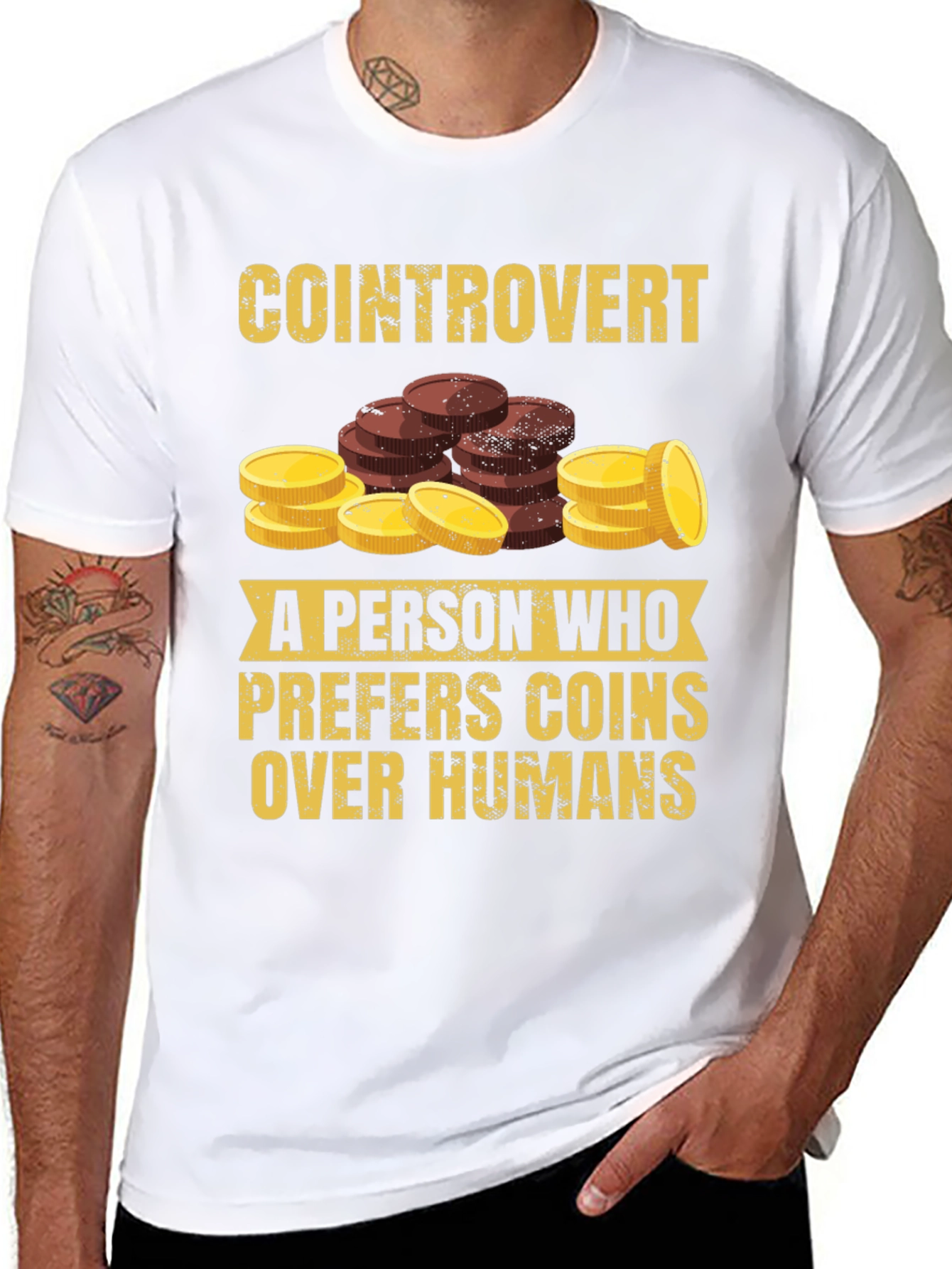 Cointrovert T-Shirt - Funny Coin Collector Apparel