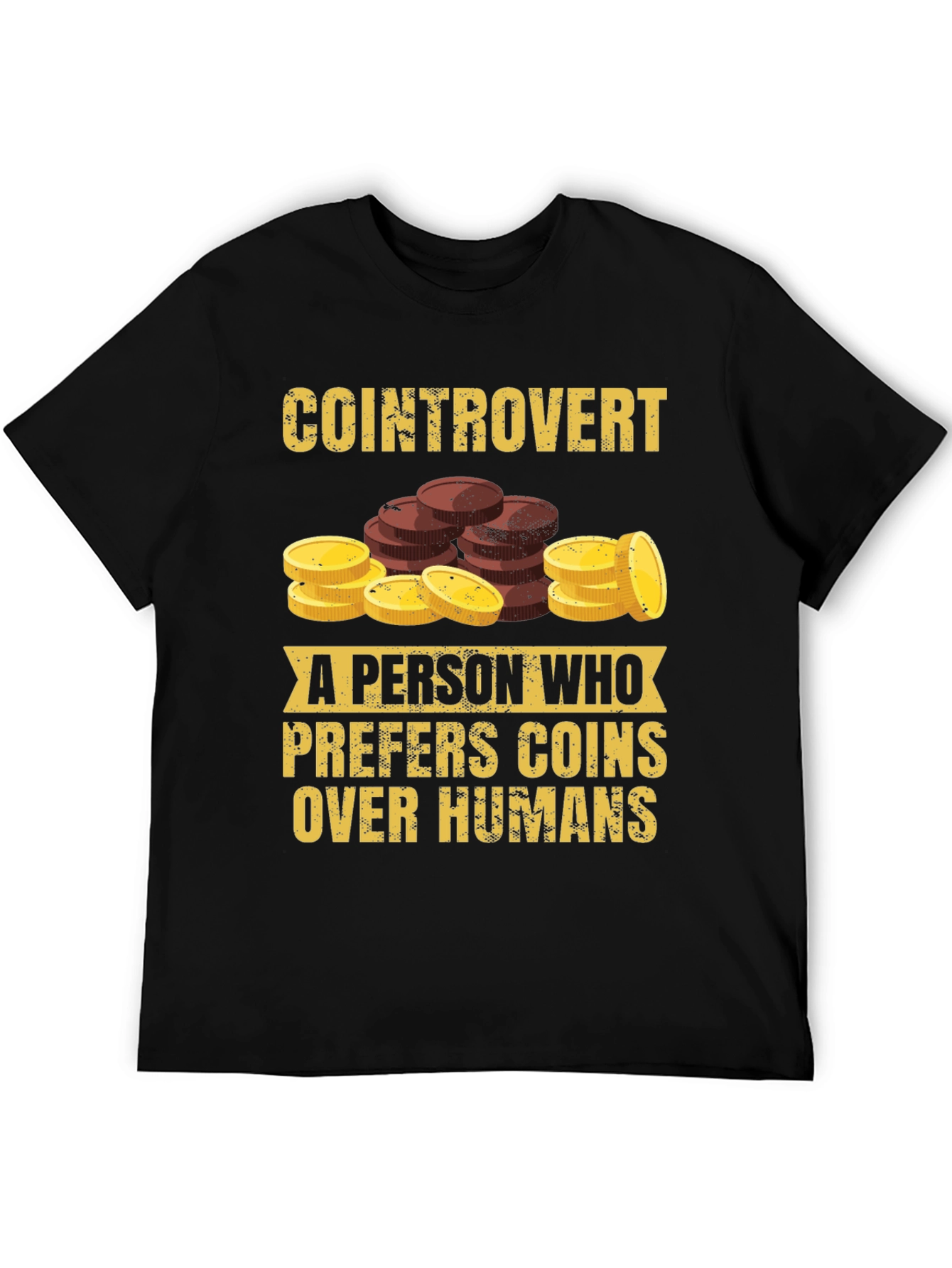 Cointrovert T-Shirt - Funny Coin Collector Apparel