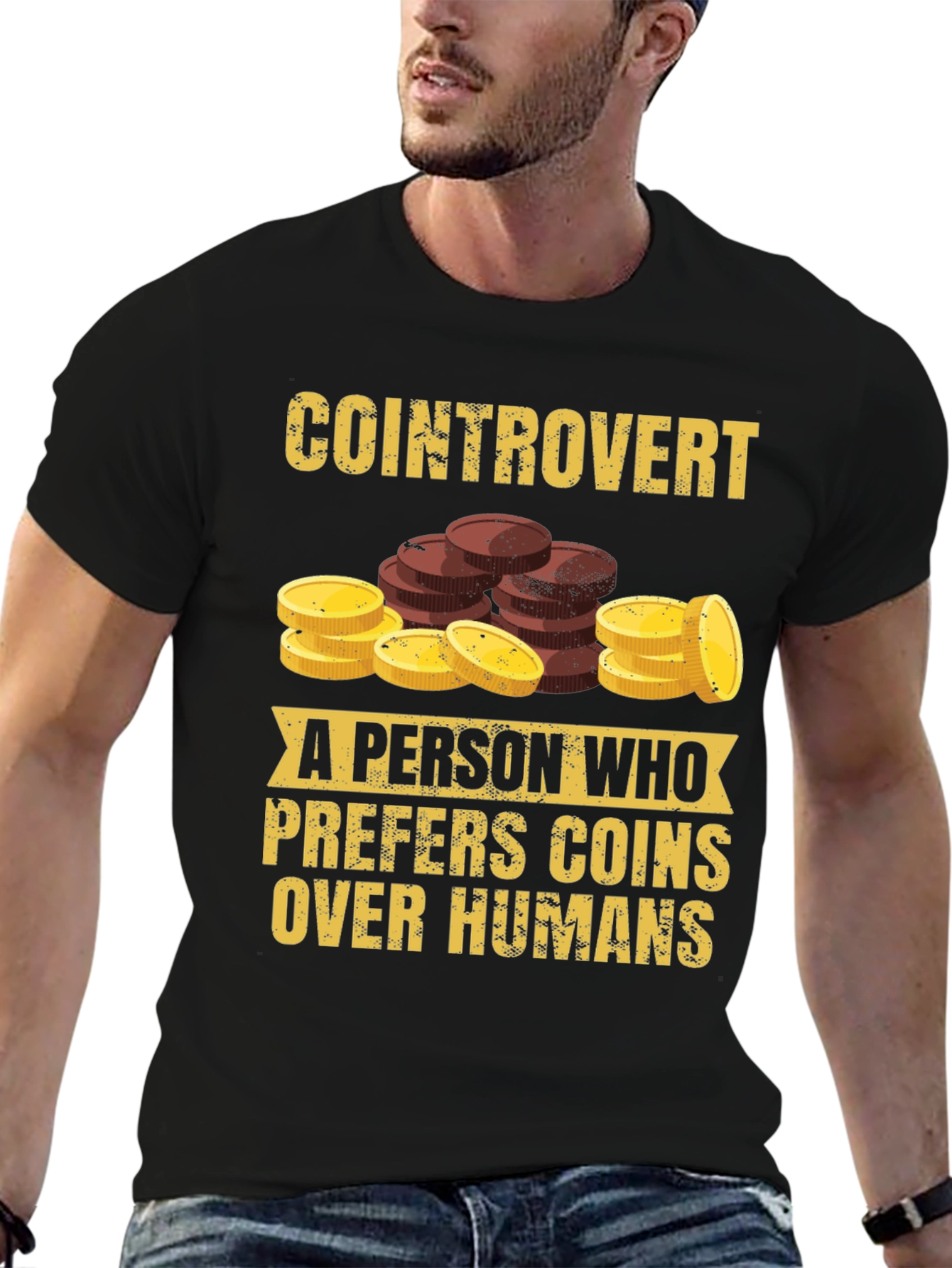 Cointrovert T-Shirt - Funny Coin Collector Apparel