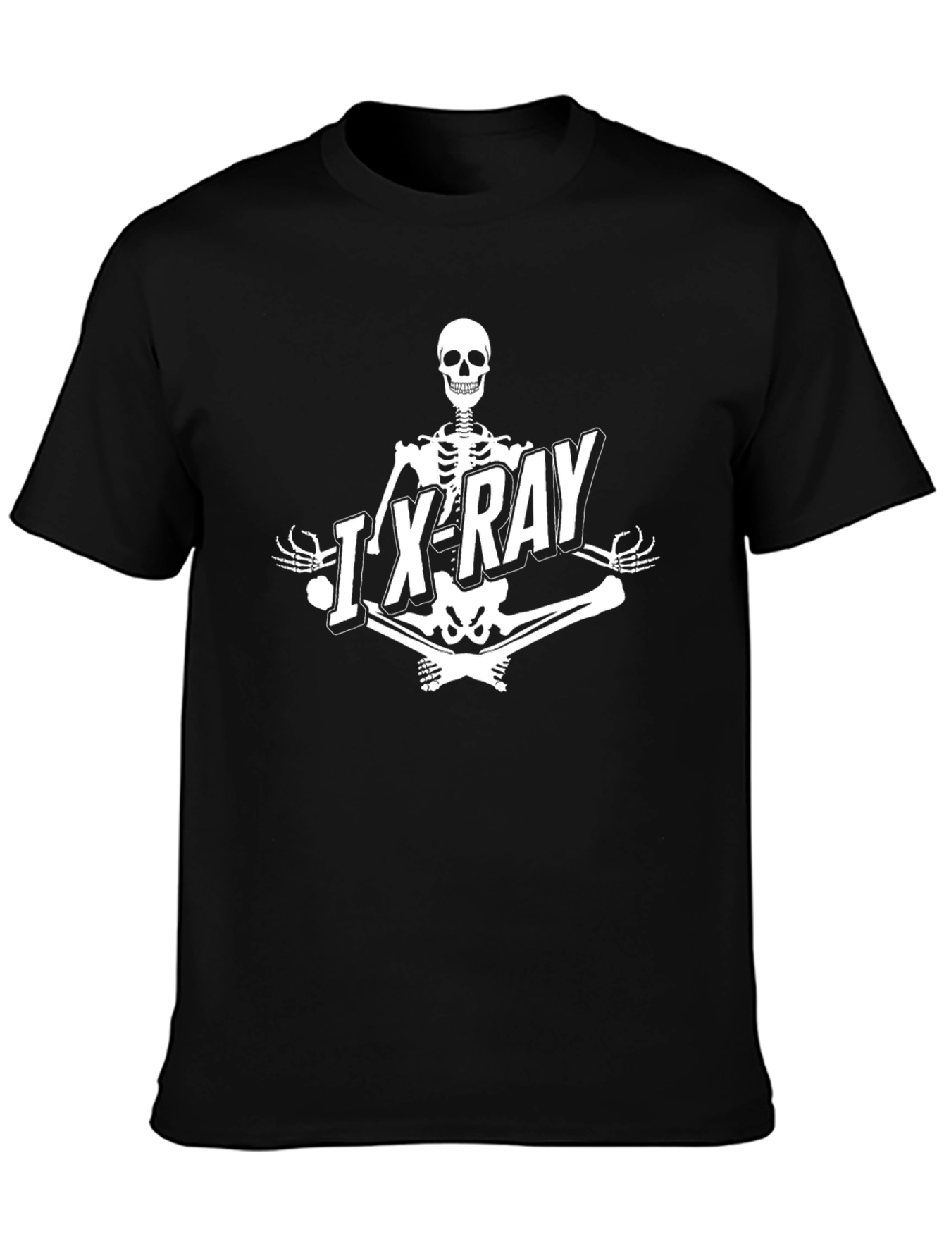 I X-Ray Skeleton Graphic Tee
