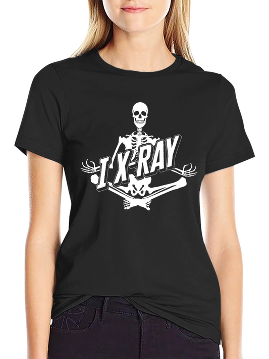 I X-Ray Skeleton Graphic Tee