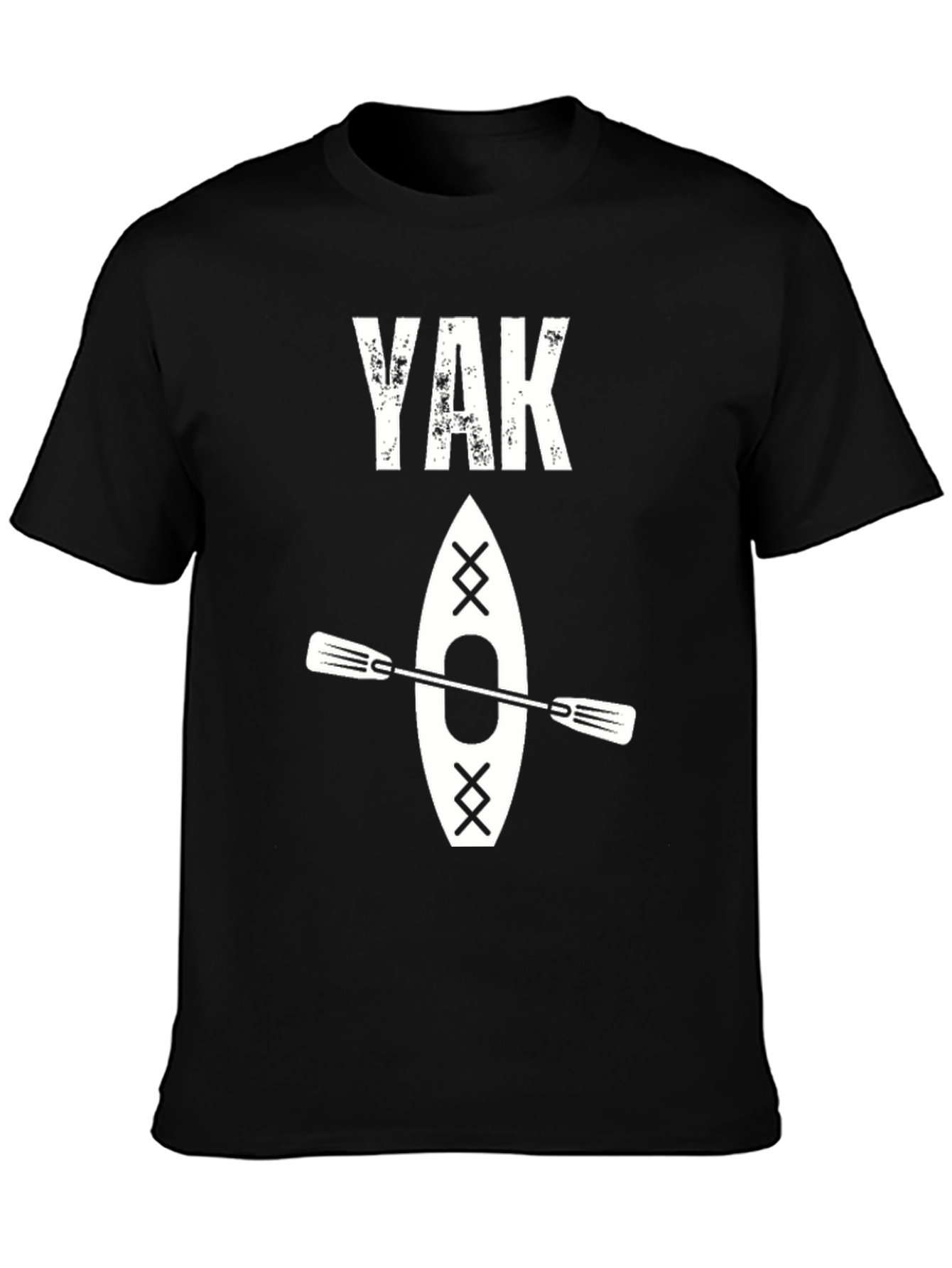 YAK Kayak T-Shirt Paddling Design