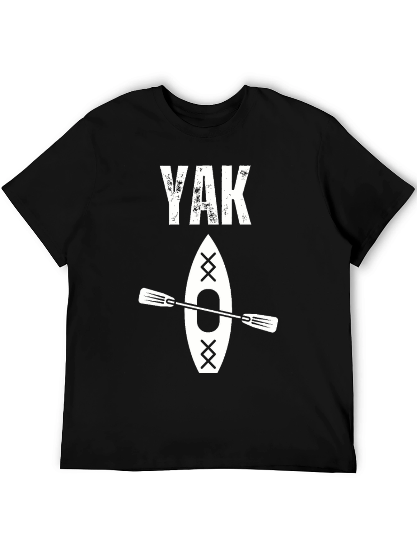 YAK Kayak T-Shirt Paddling Design
