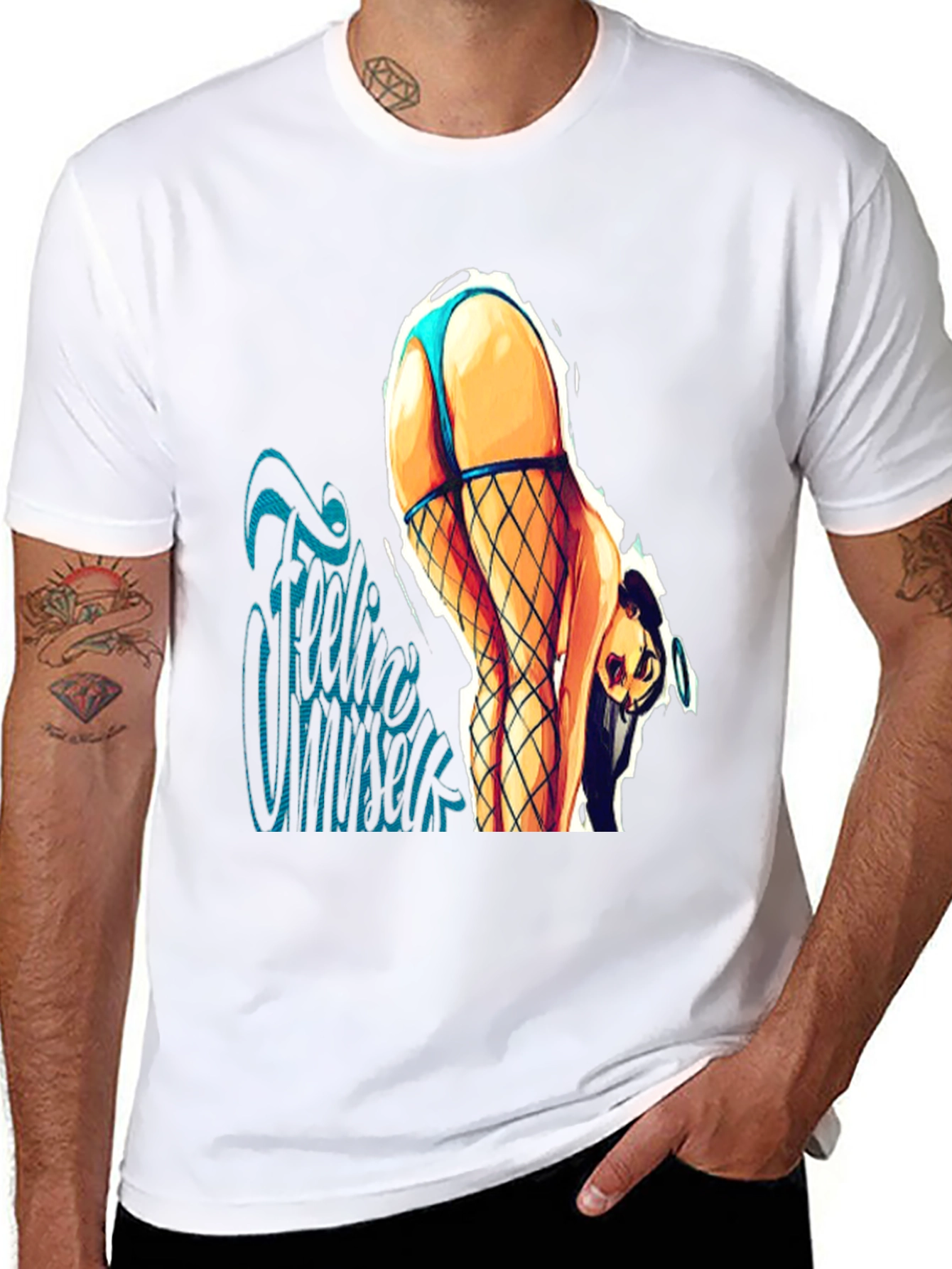 Feelin Myself Graphic Tee - Black