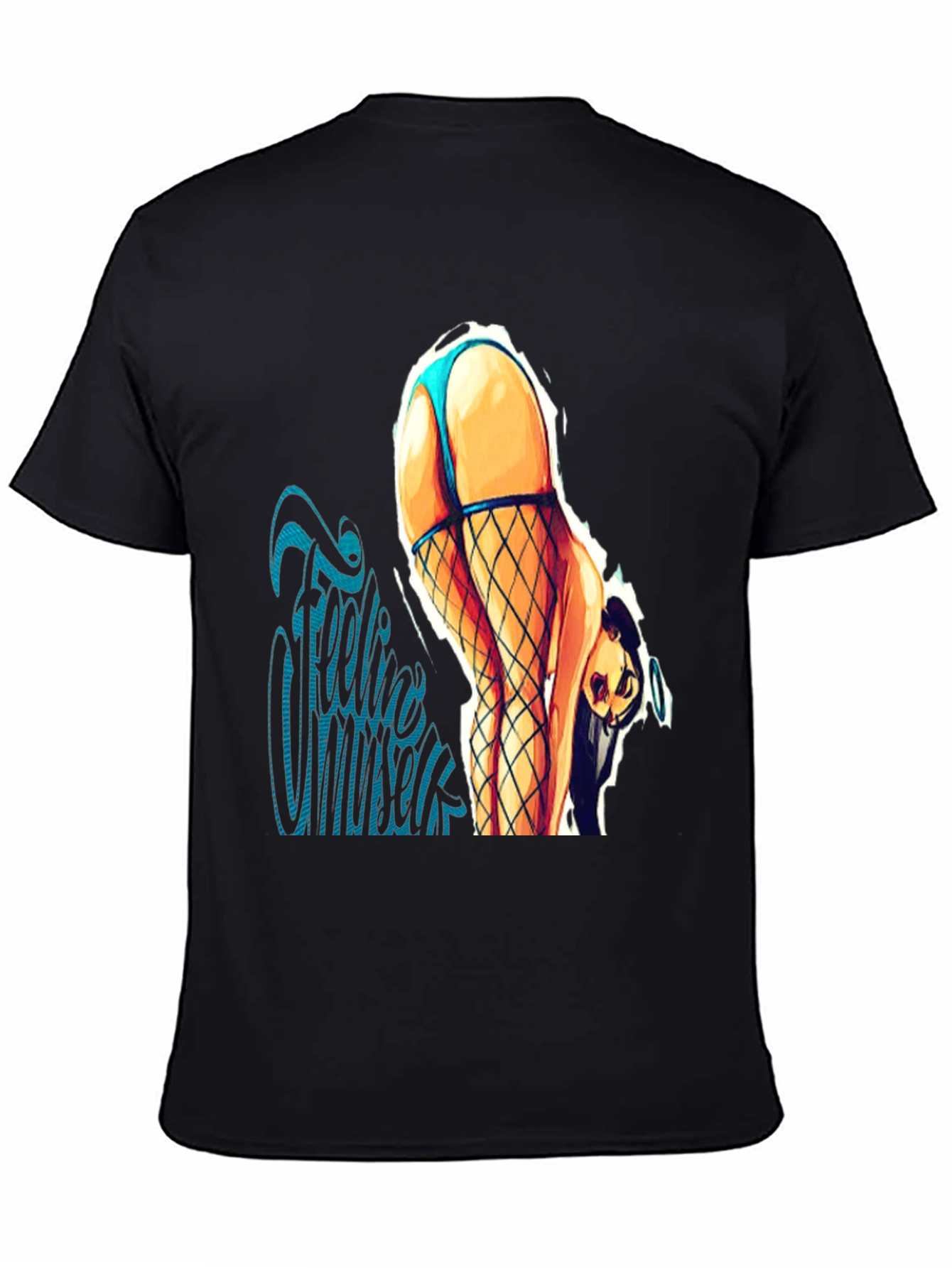 Feelin Myself Graphic Tee - Black