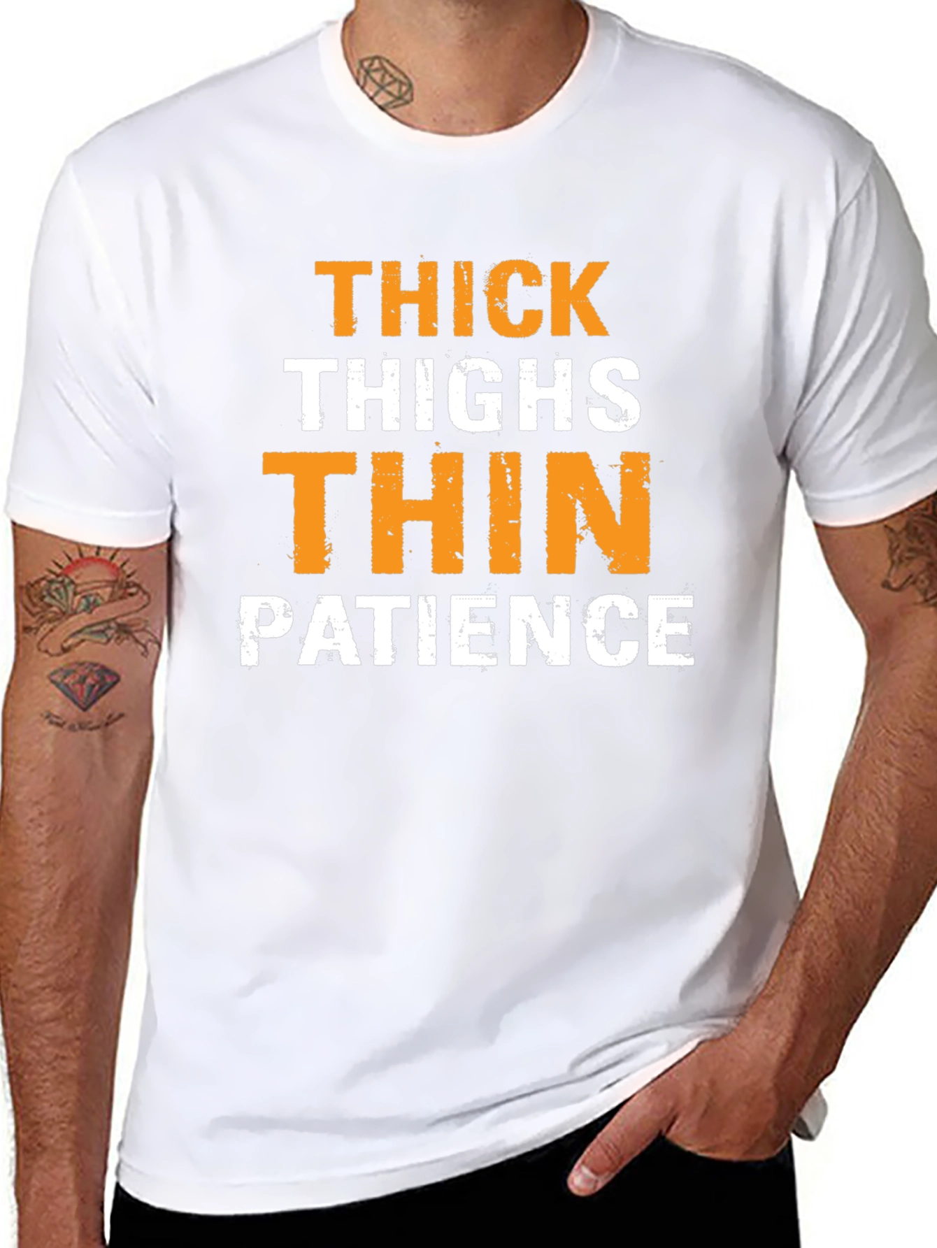 Thick Thighs Thin Patience Graphic Tee