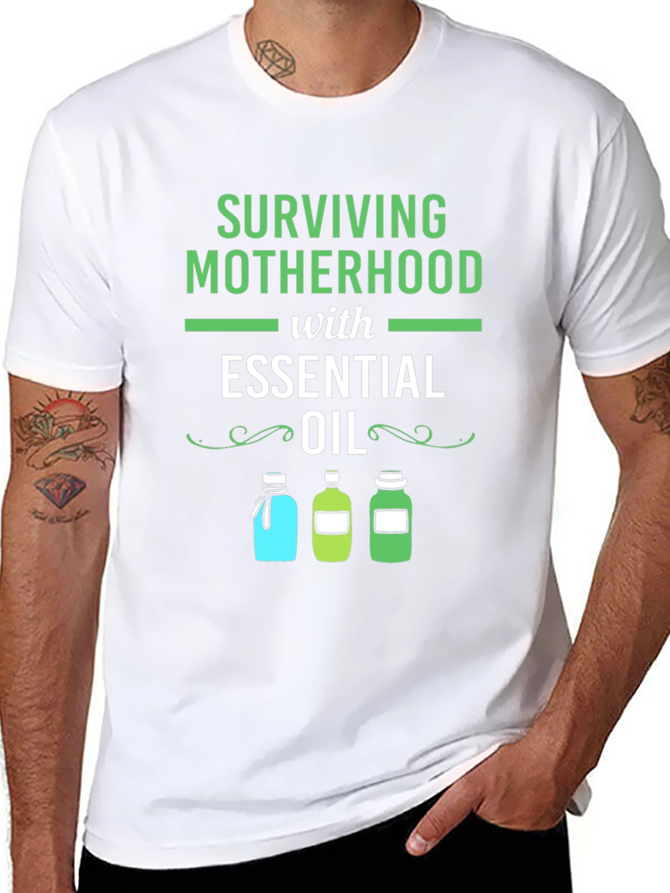 Surviving Motherhood Essential Oil T-Shirt