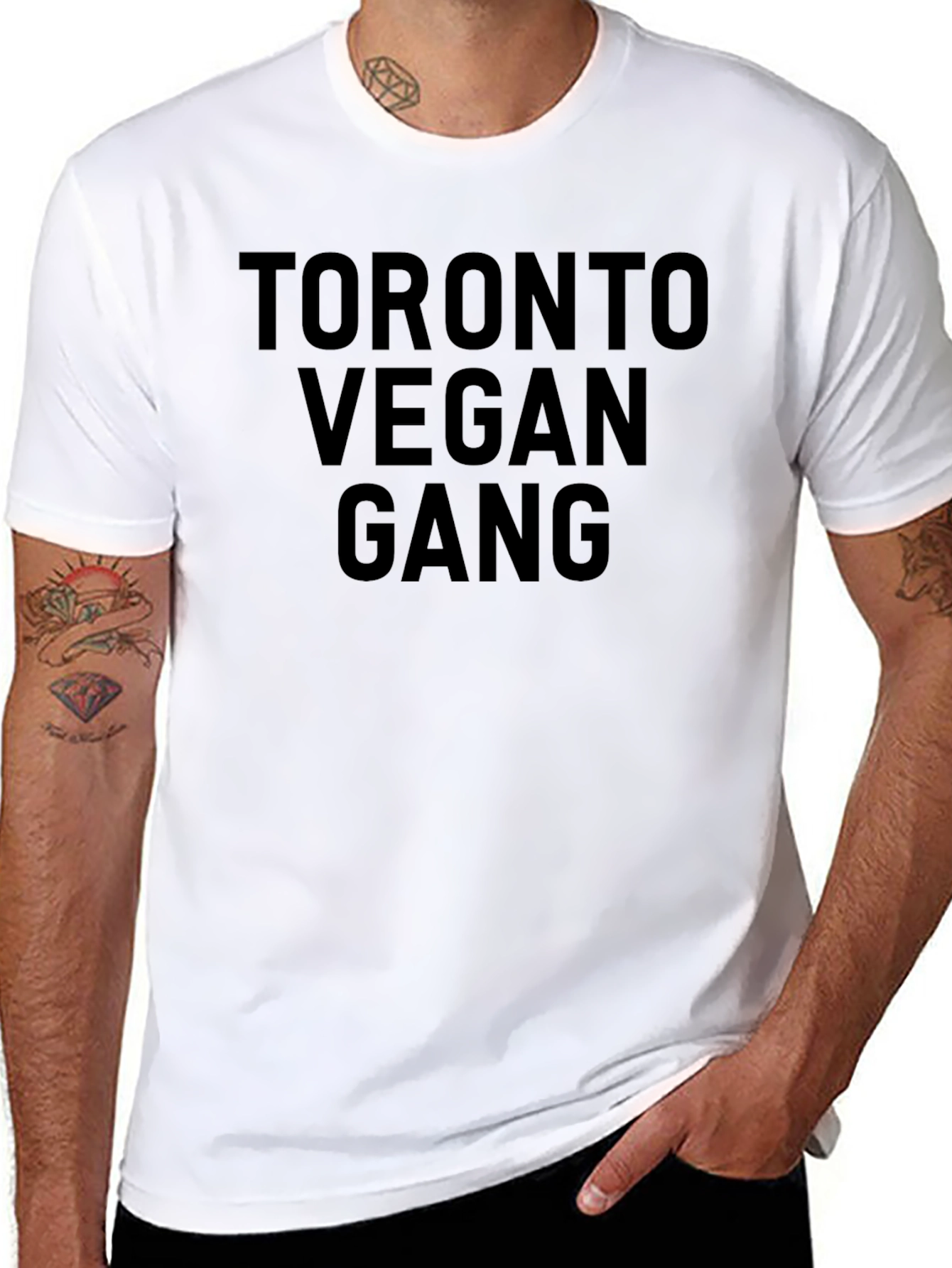 Toronto Vegan Gang Black T-Shirt