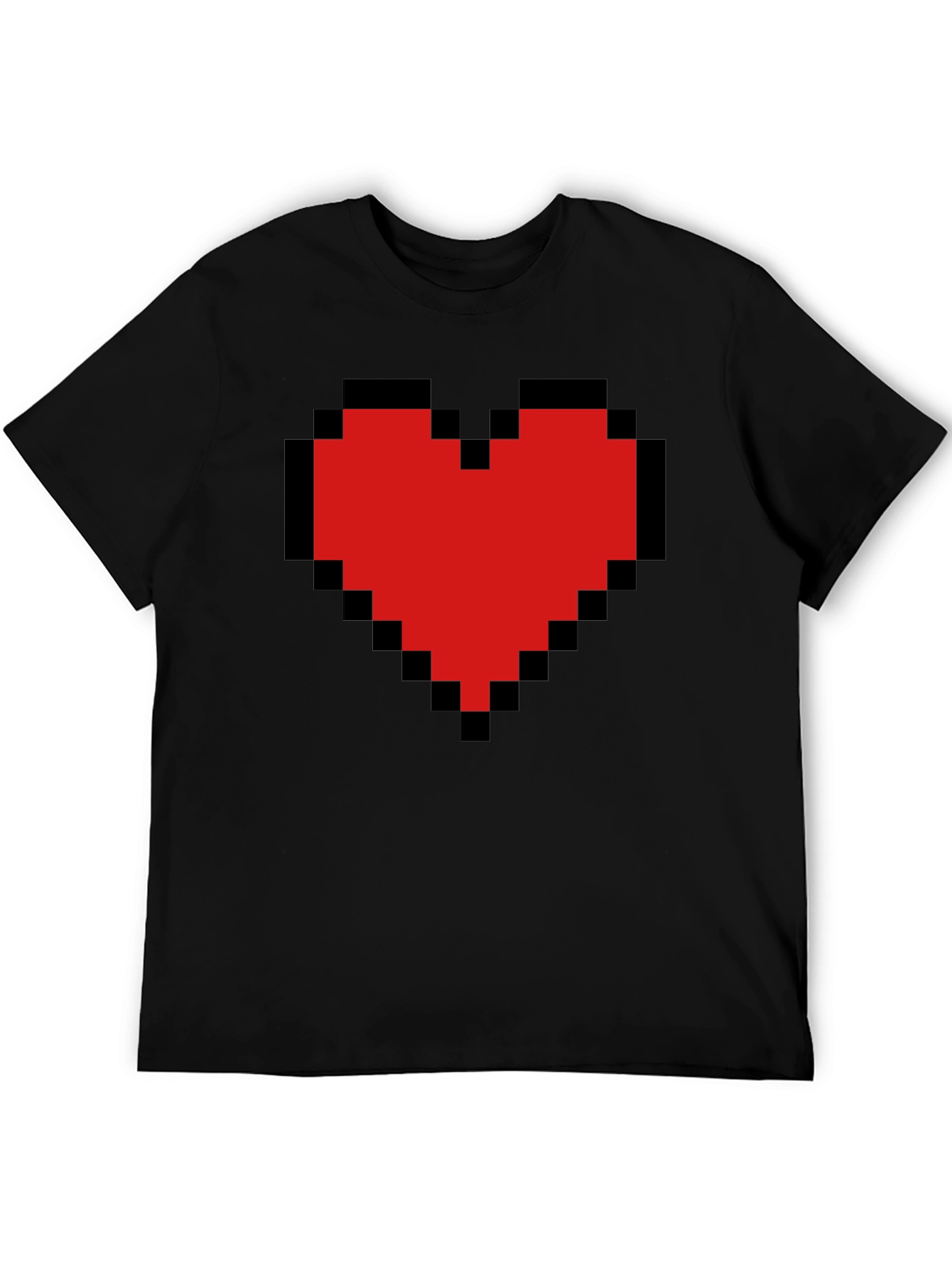 Pixel Heart Graphic Tee - Gamer Style