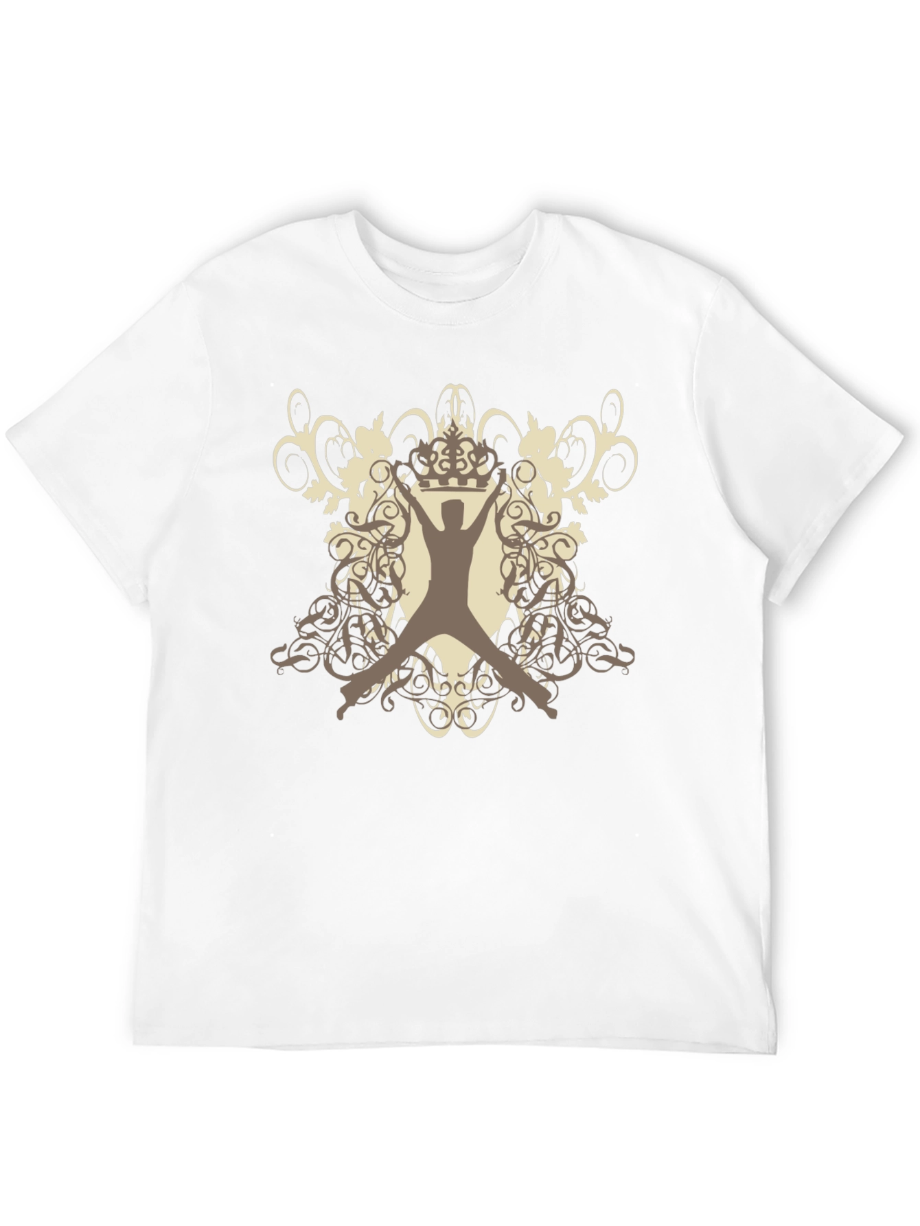 King Jump Tee - Graphic Print Black T-Shirt