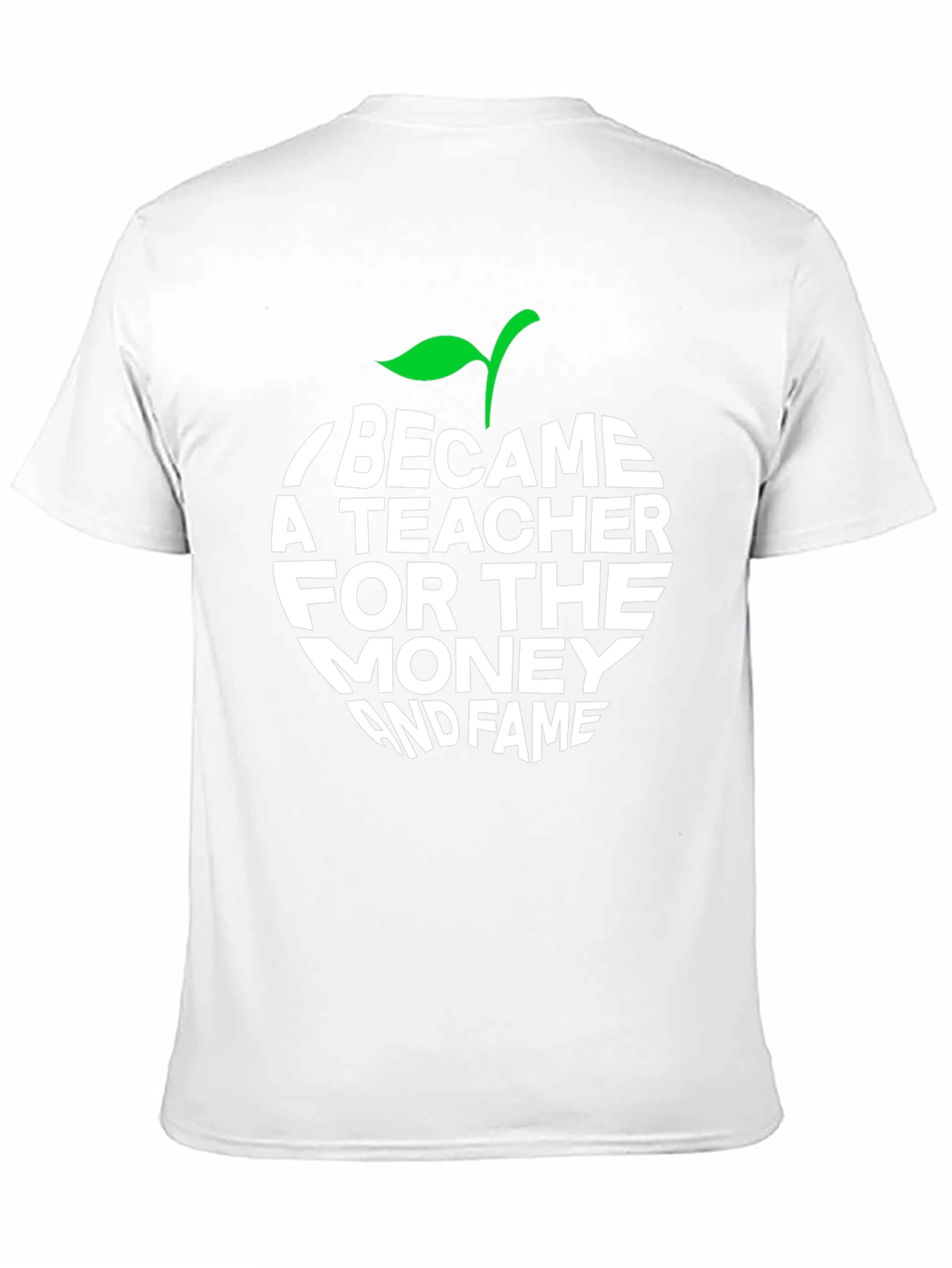 Teacher Apple Graphic T-Shirt - Funny Sarcastic Tee