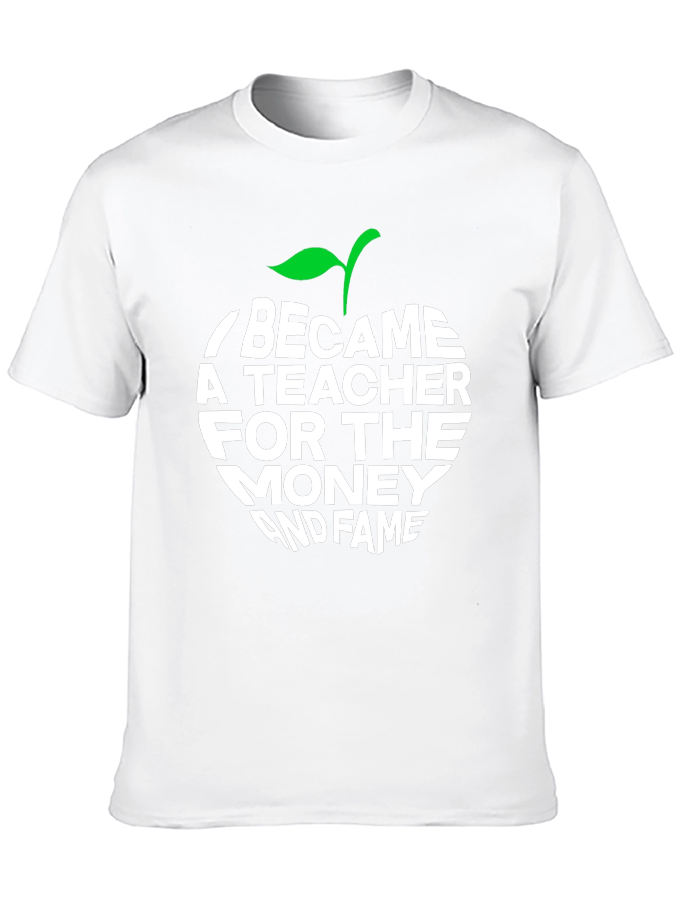 Teacher Apple Graphic T-Shirt - Funny Sarcastic Tee