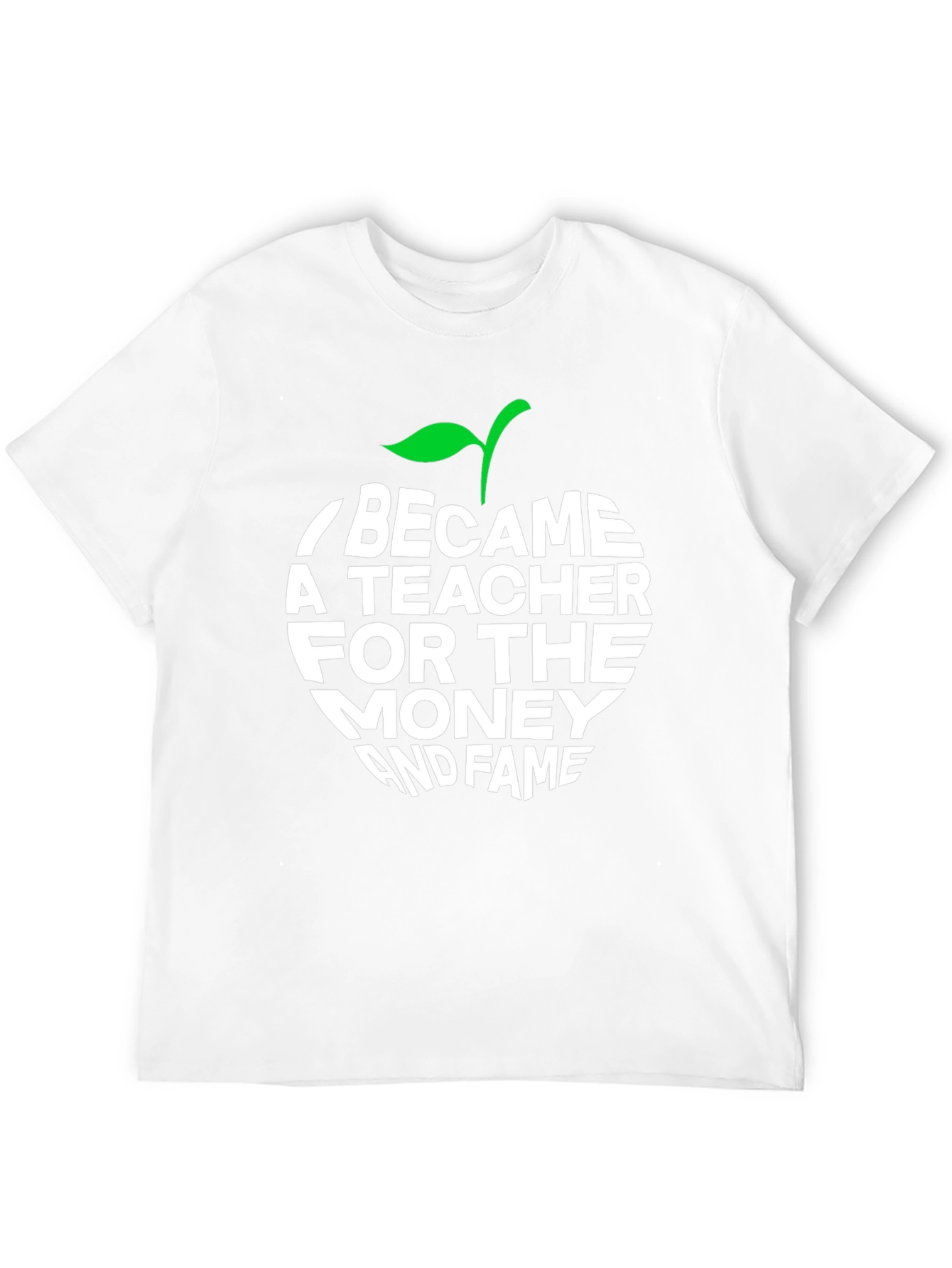 Teacher Apple Graphic T-Shirt - Funny Sarcastic Tee