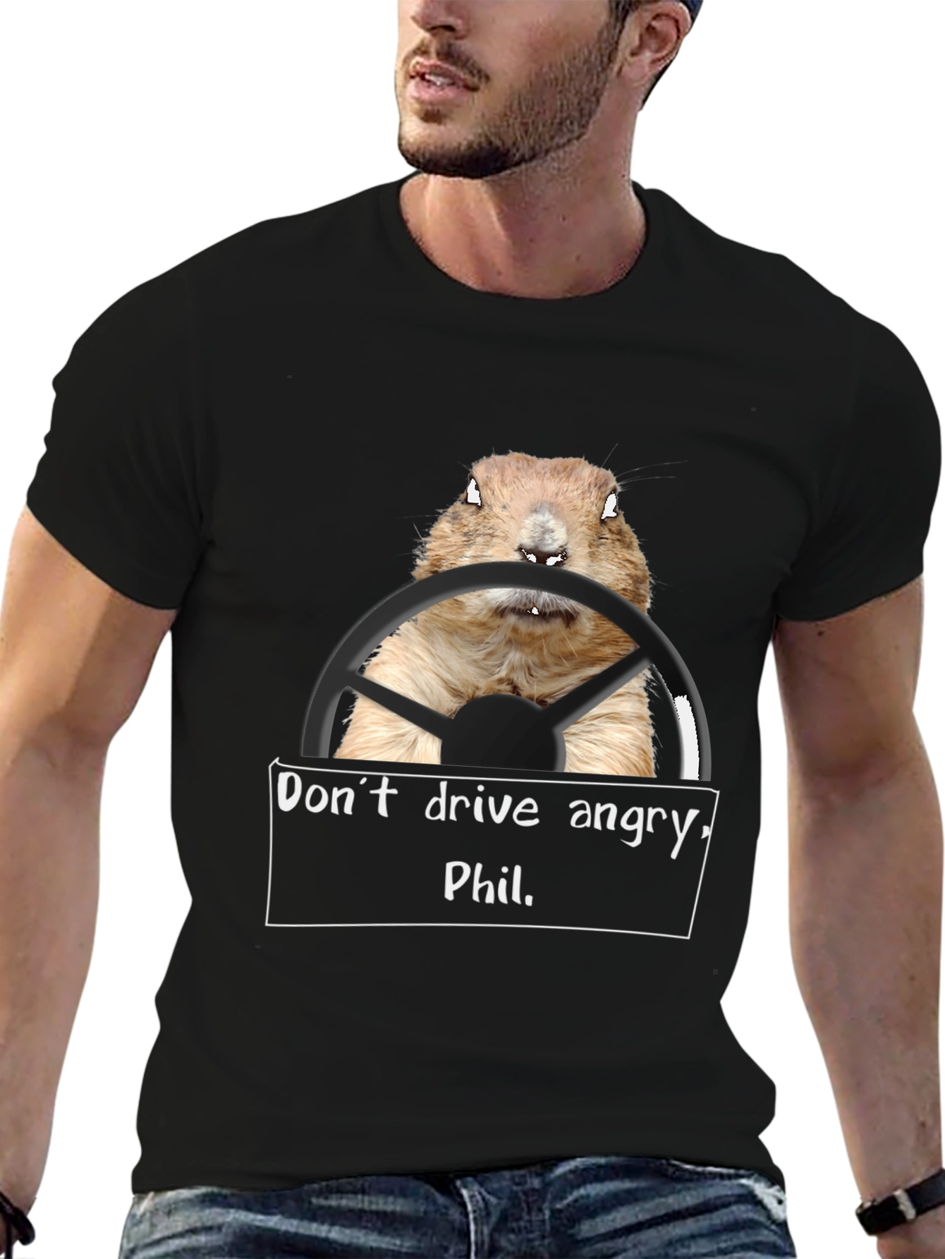 Dont Drive Angry Phil Black T-Shirt