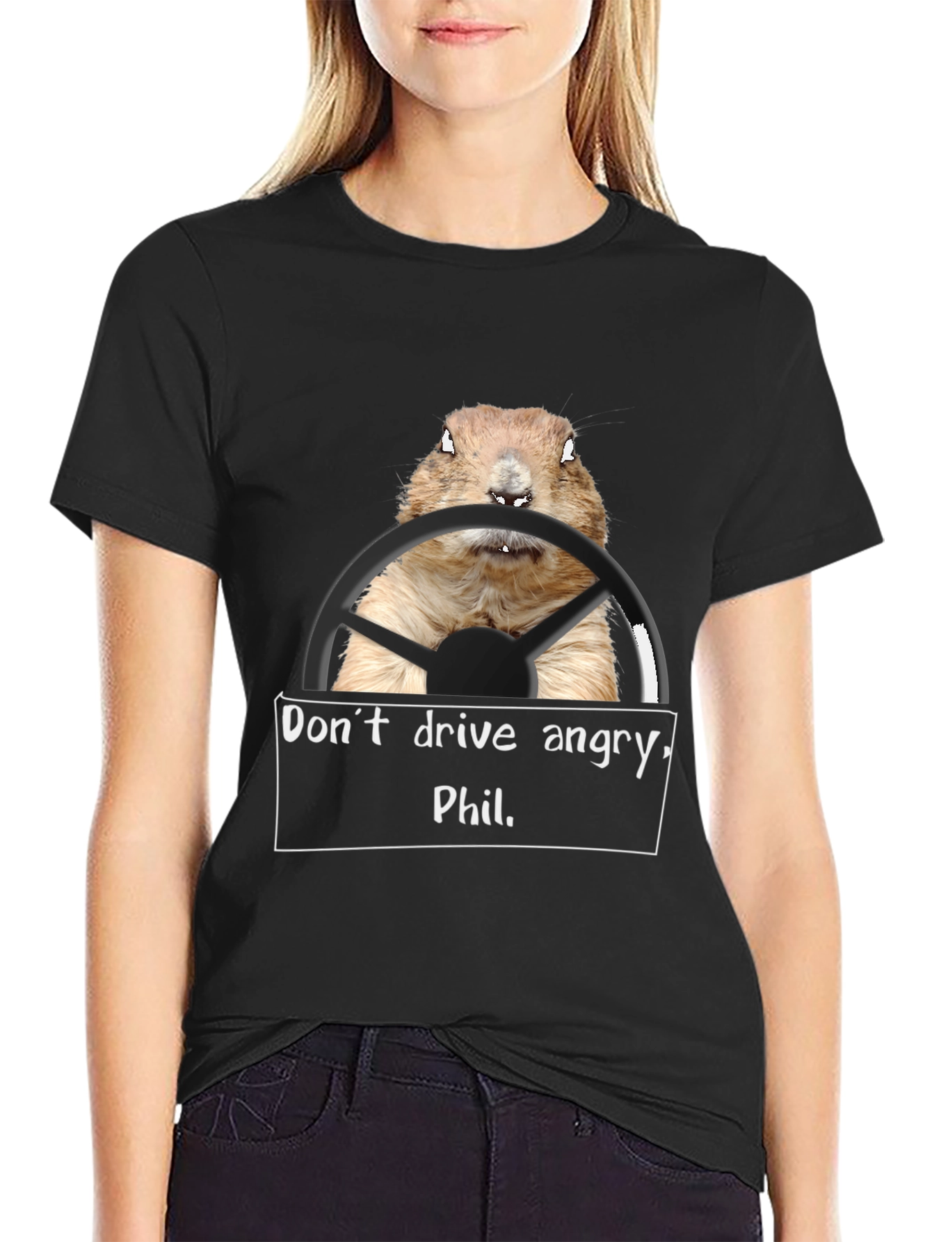 Dont Drive Angry Phil Black T-Shirt