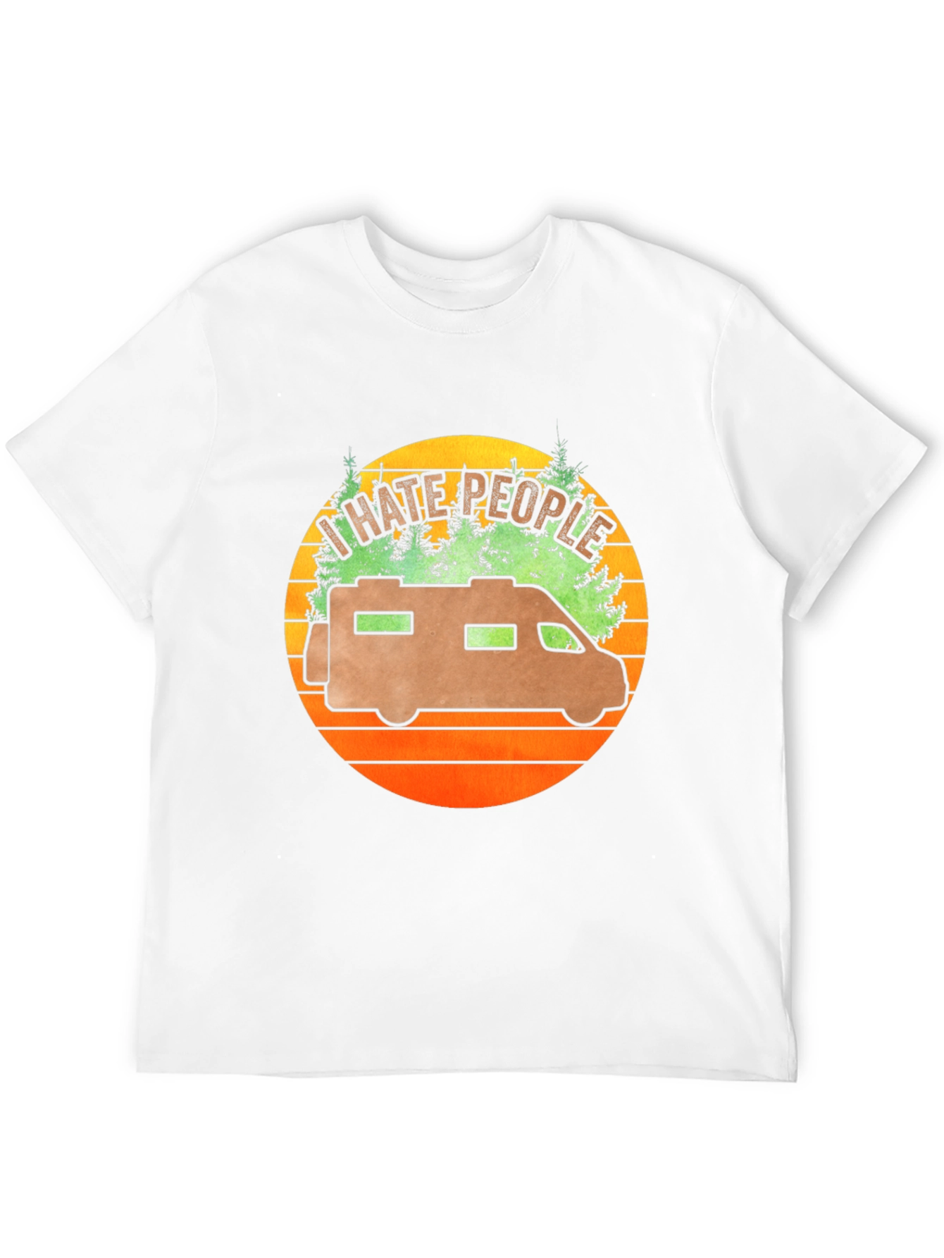 I Hate People RV Graphic Tee - Camping Shirt