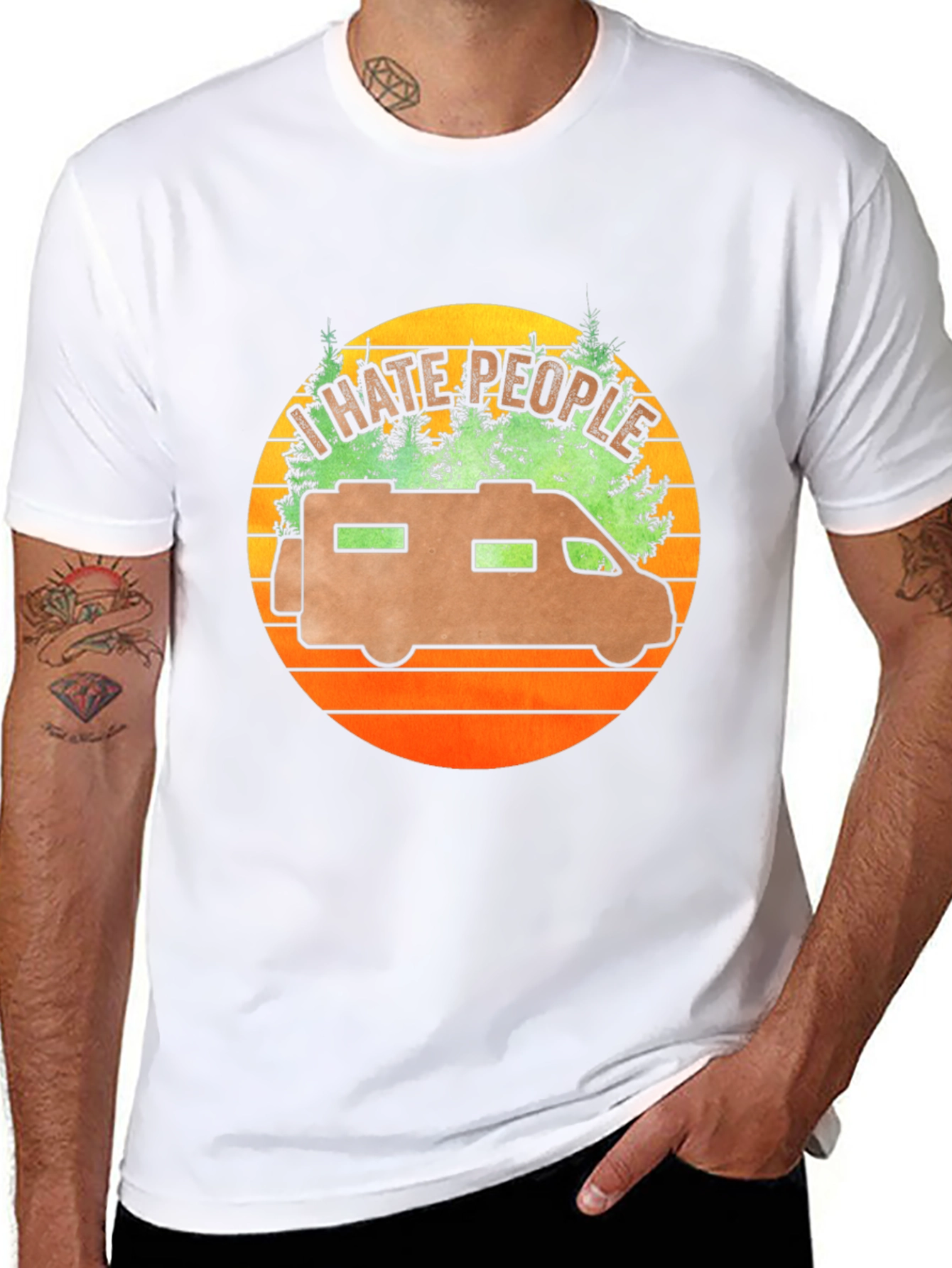 I Hate People RV Graphic Tee - Camping Shirt