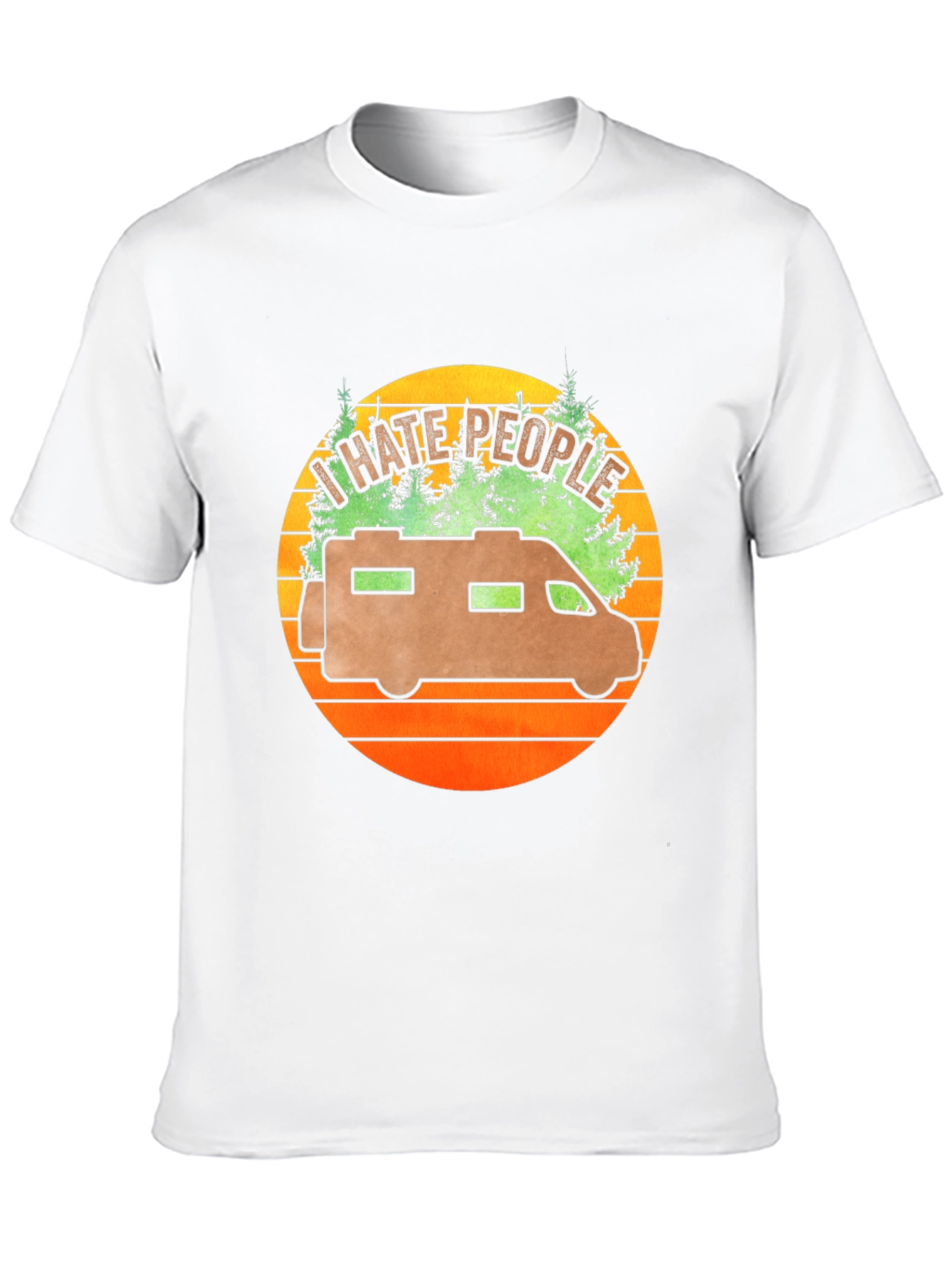 I Hate People RV Graphic Tee - Camping Shirt
