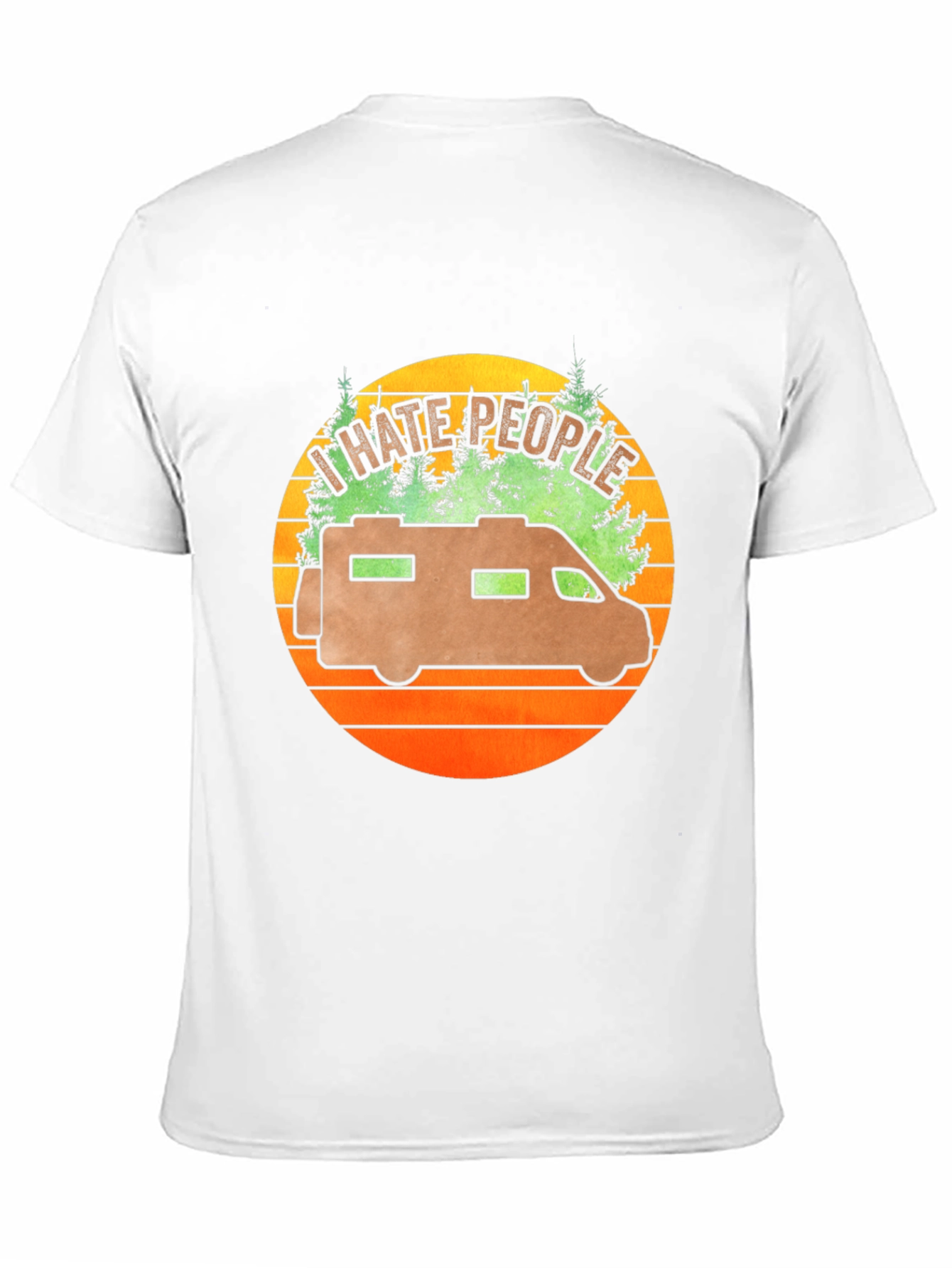 I Hate People RV Graphic Tee - Camping Shirt