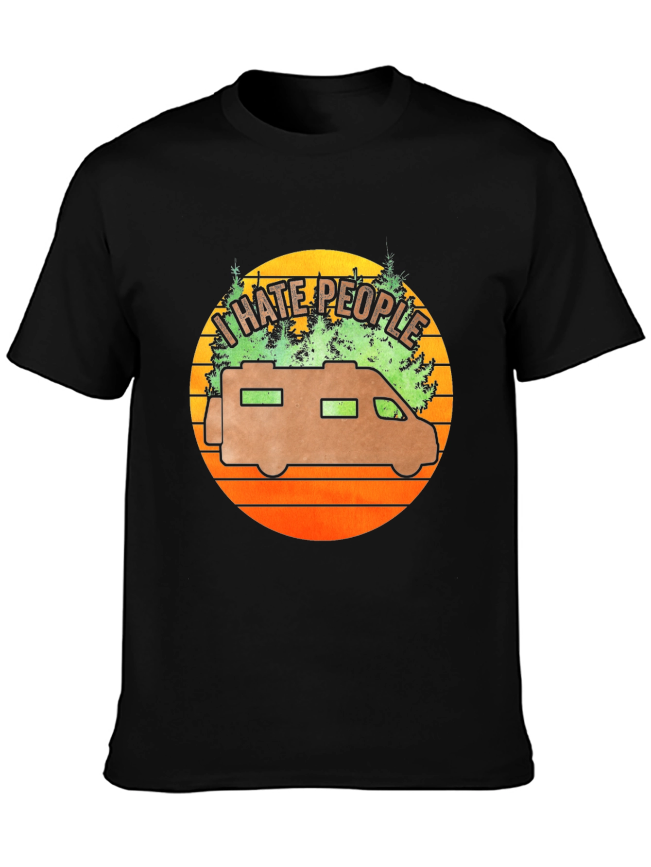 I Hate People RV Graphic Tee - Camping Shirt