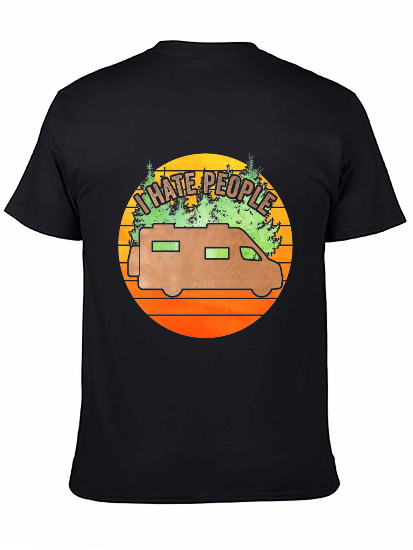 I Hate People RV Graphic Tee - Camping Shirt