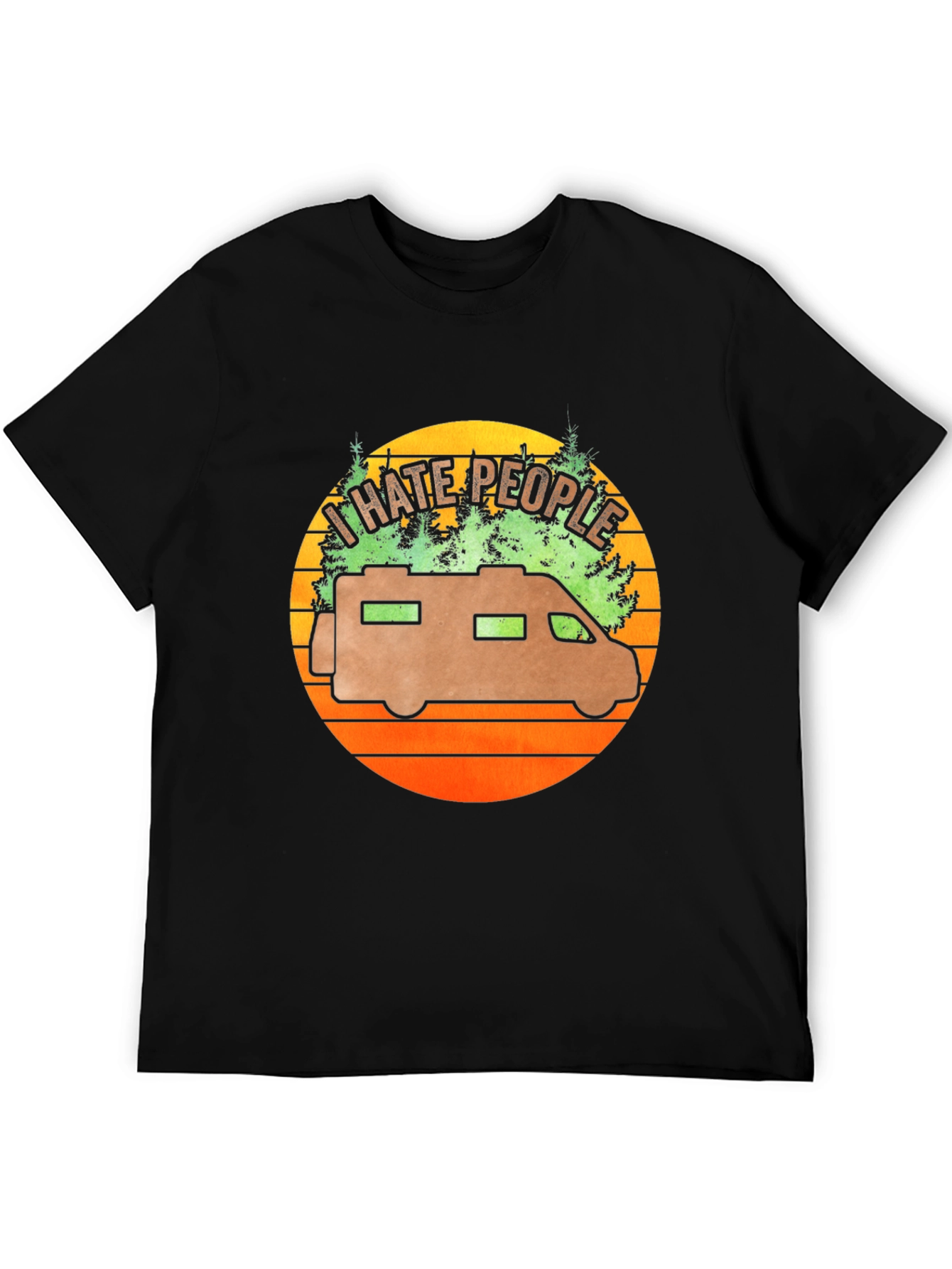 I Hate People RV Graphic Tee - Camping Shirt
