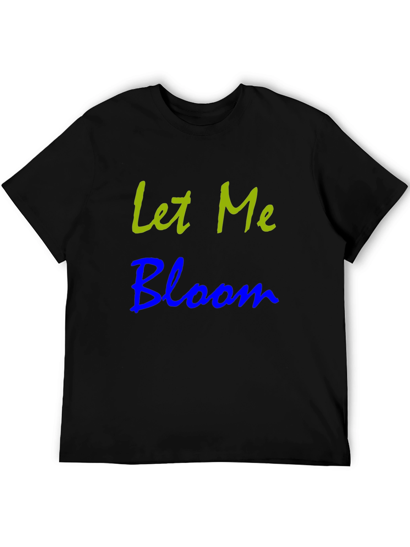 Let Me Bloom Graphic T-Shirt - Black