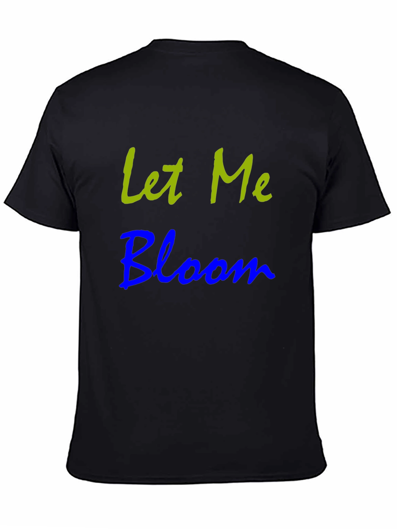 Let Me Bloom Graphic T-Shirt - Black
