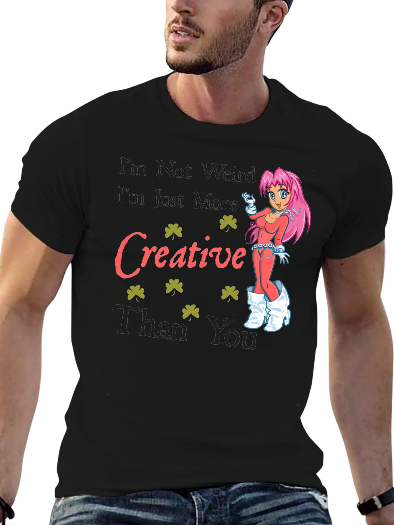 Creative Graphic T-Shirt - Unique Design