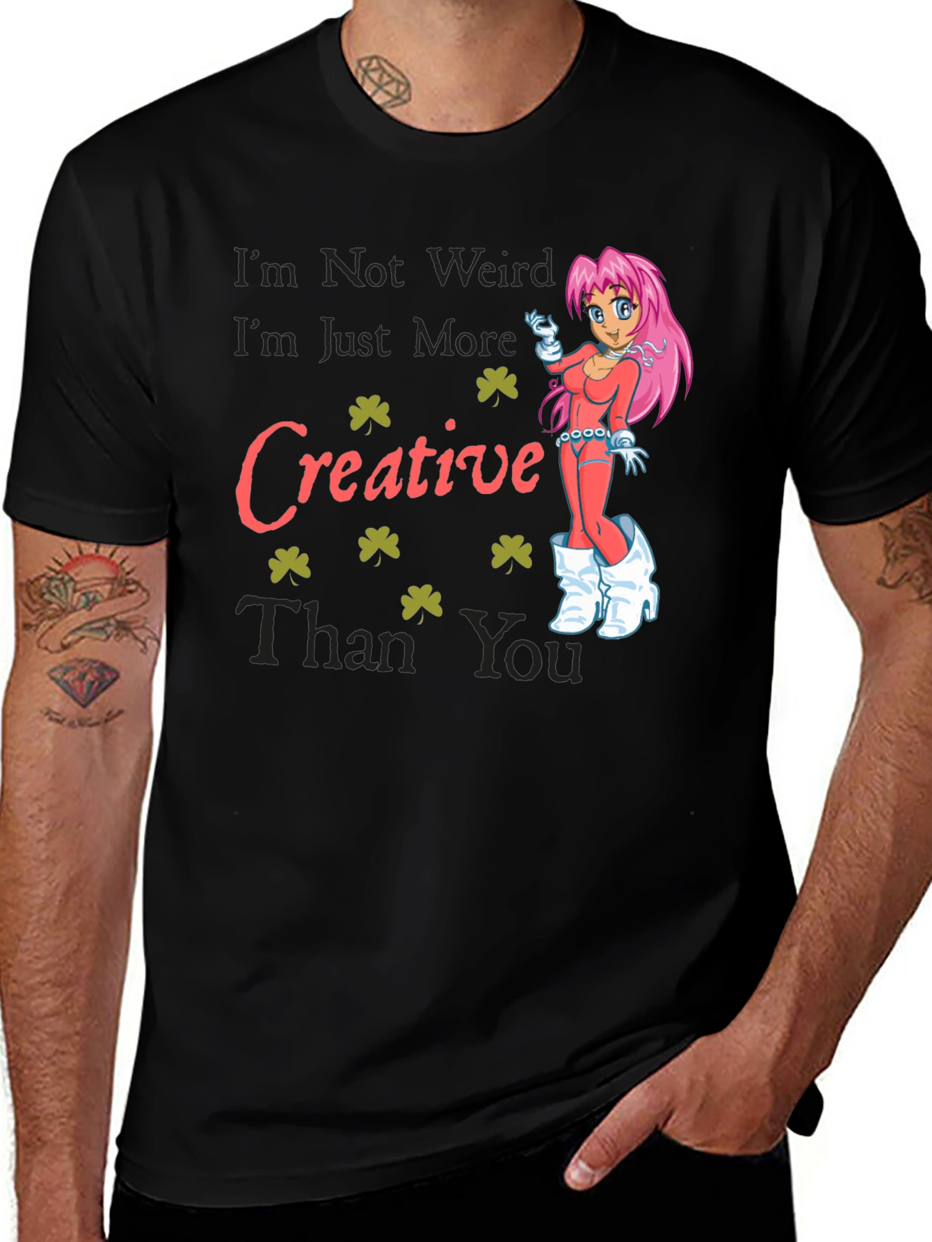 Creative Graphic T-Shirt - Unique Design