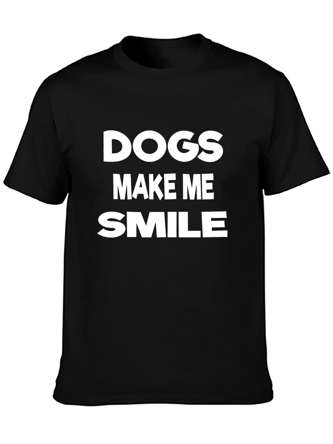 Dogs Make Me Smile Graphic Tee