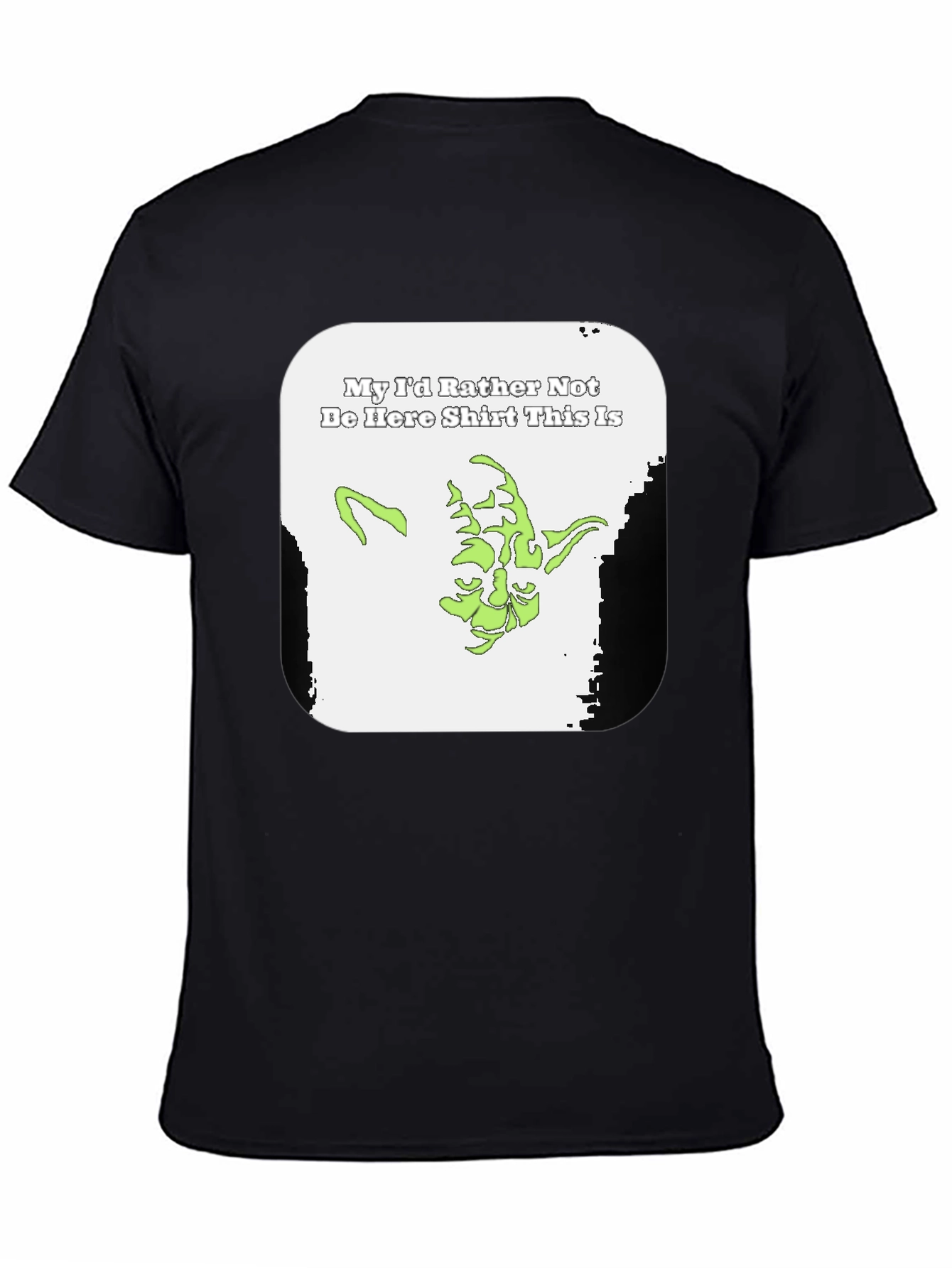 Yoda Id Rather Not Be Here Graphic T-Shirt