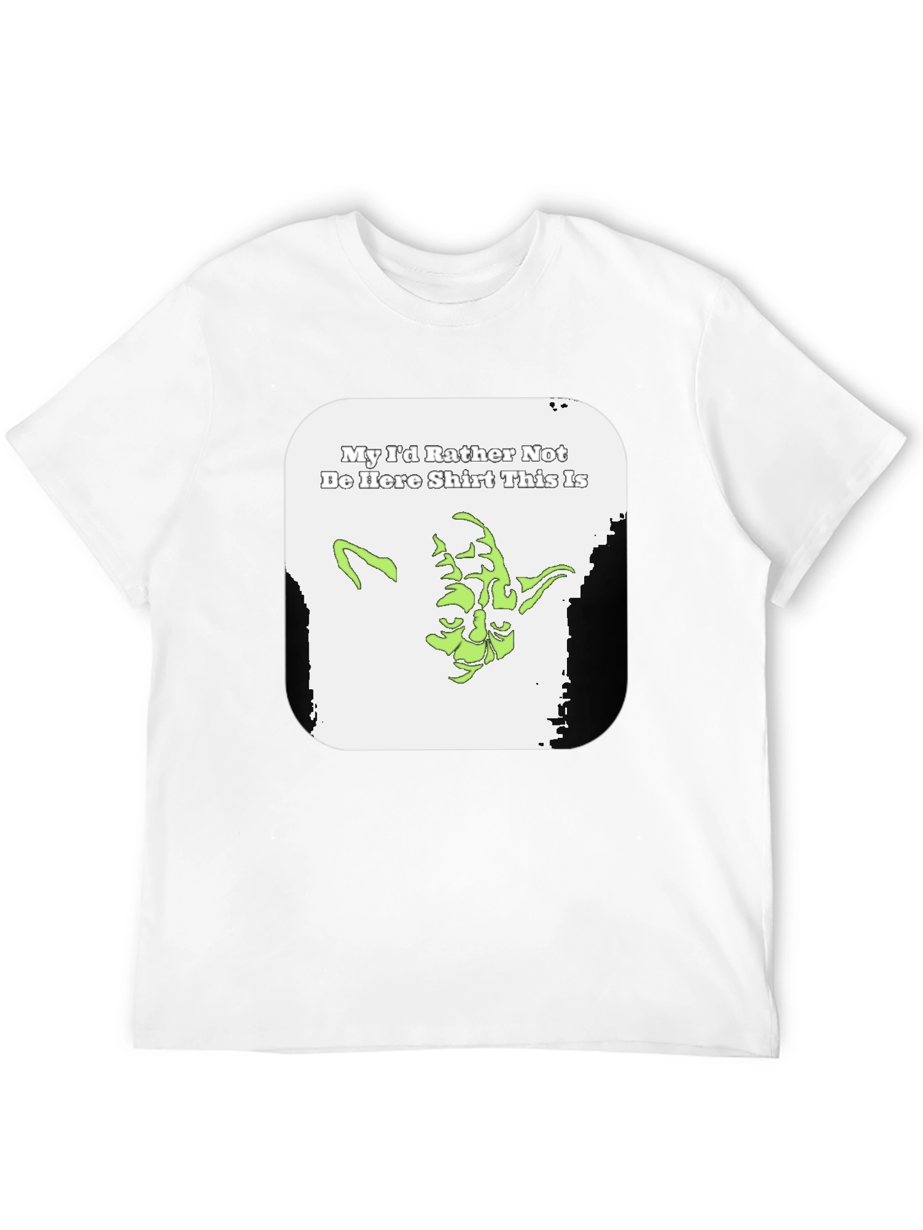Yoda Id Rather Not Be Here Graphic T-Shirt