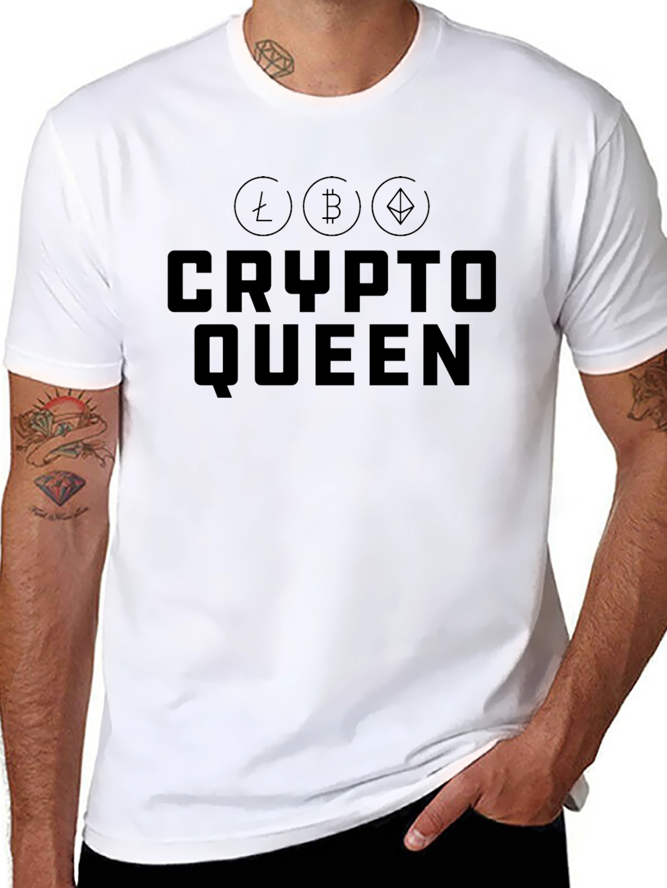 Crypto Queen Black T-Shirt