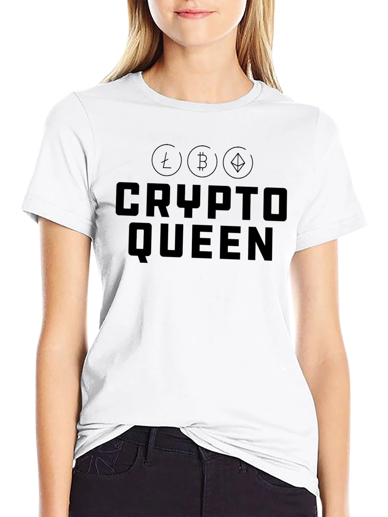 Crypto Queen Black T-Shirt