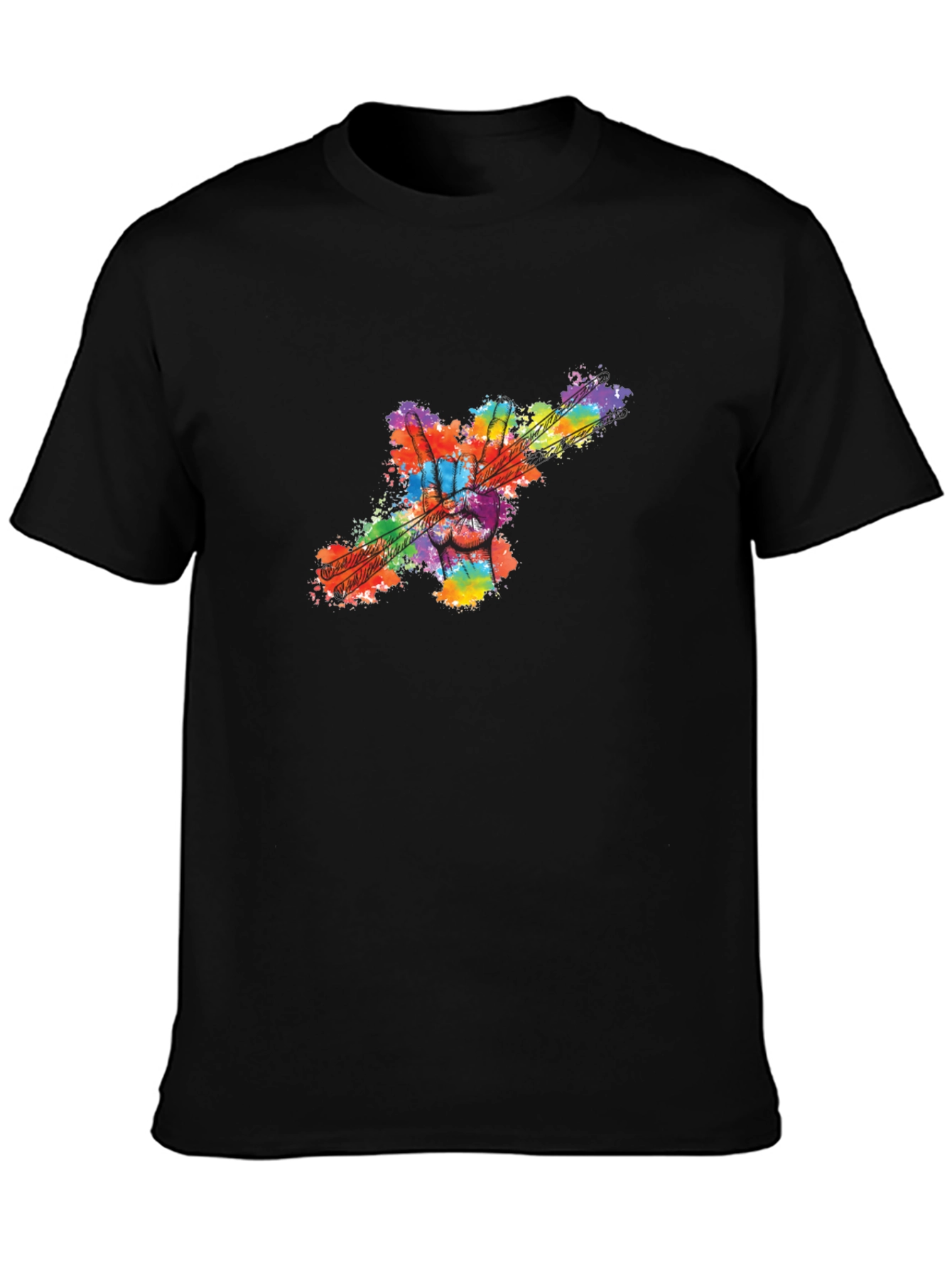 Peace Sign Drumsticks Tee