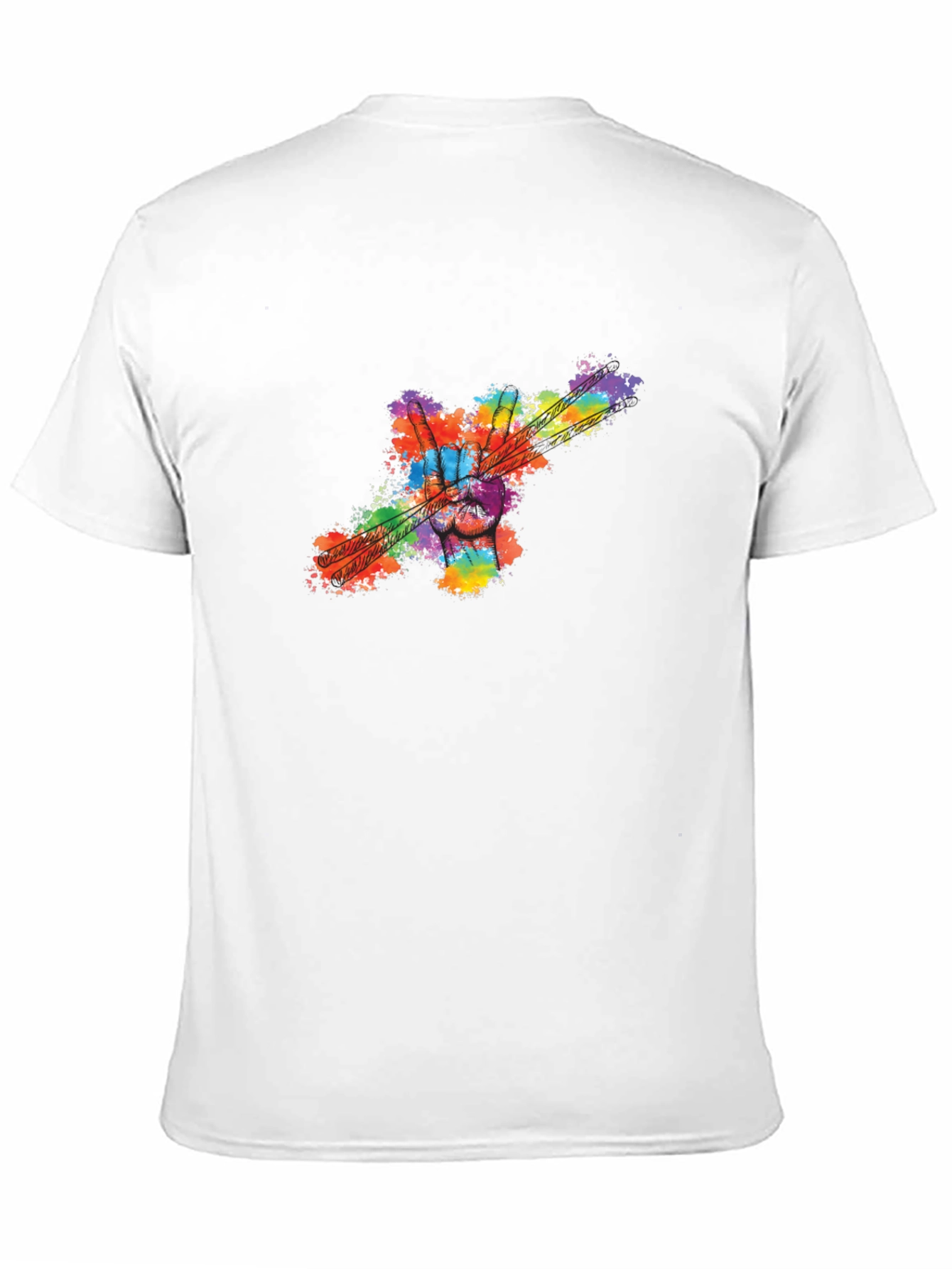 Peace Sign Drumsticks Tee