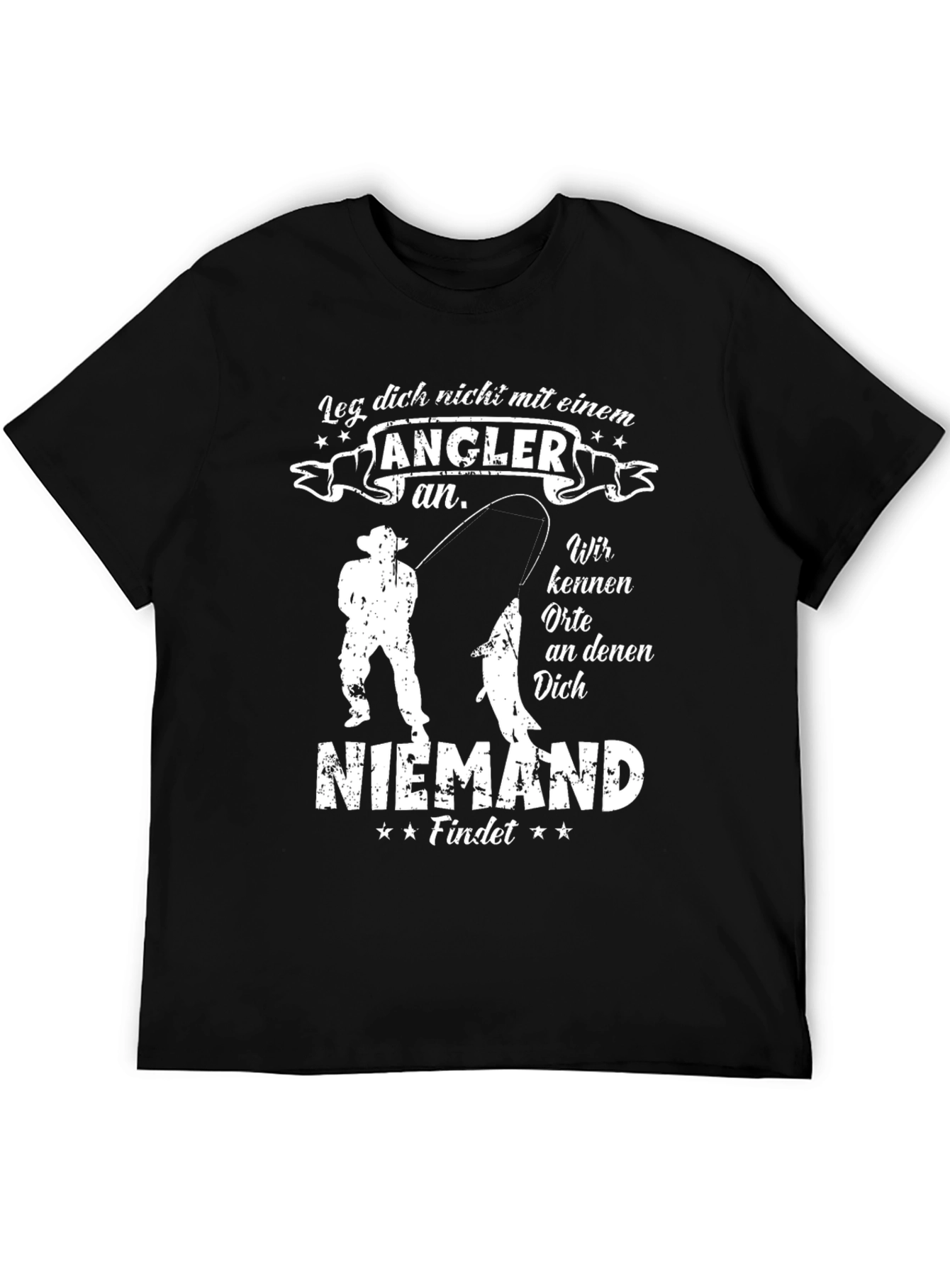 Angler T-Shirt - Fisherman Graphic Tee