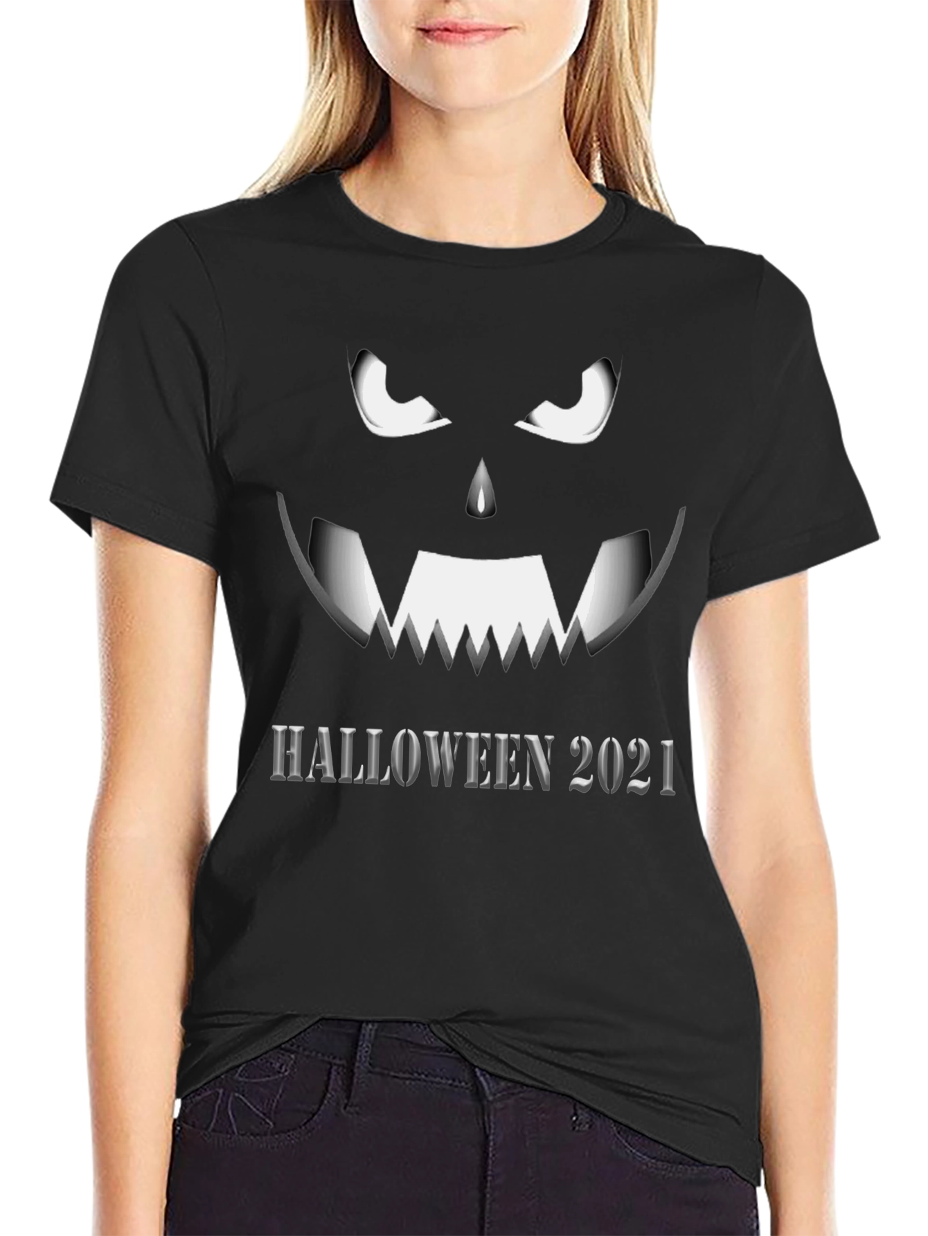 Halloween 2021 Pumpkin Face T-Shirt