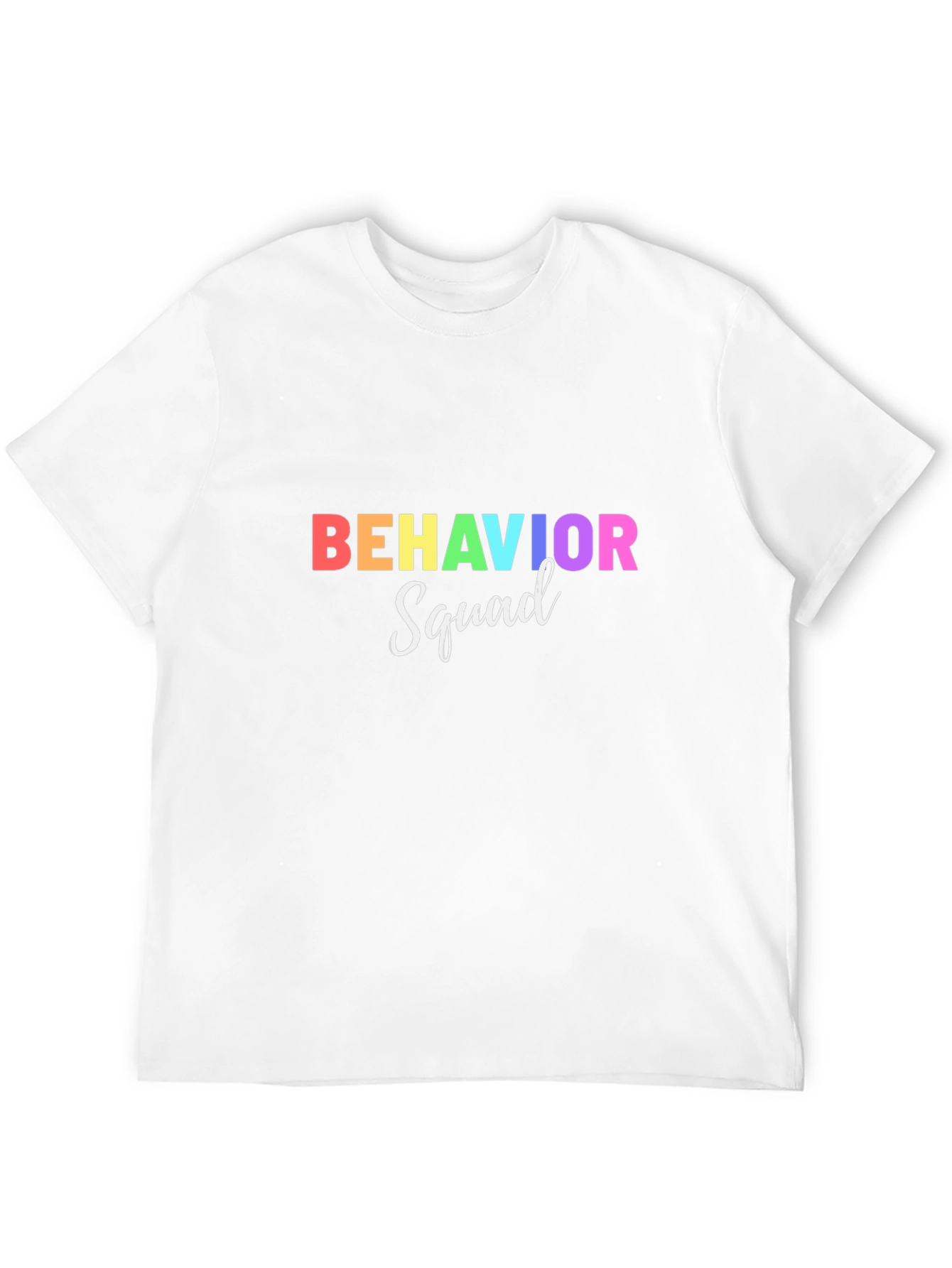 Behavior Squad Rainbow Graphic T-Shirt