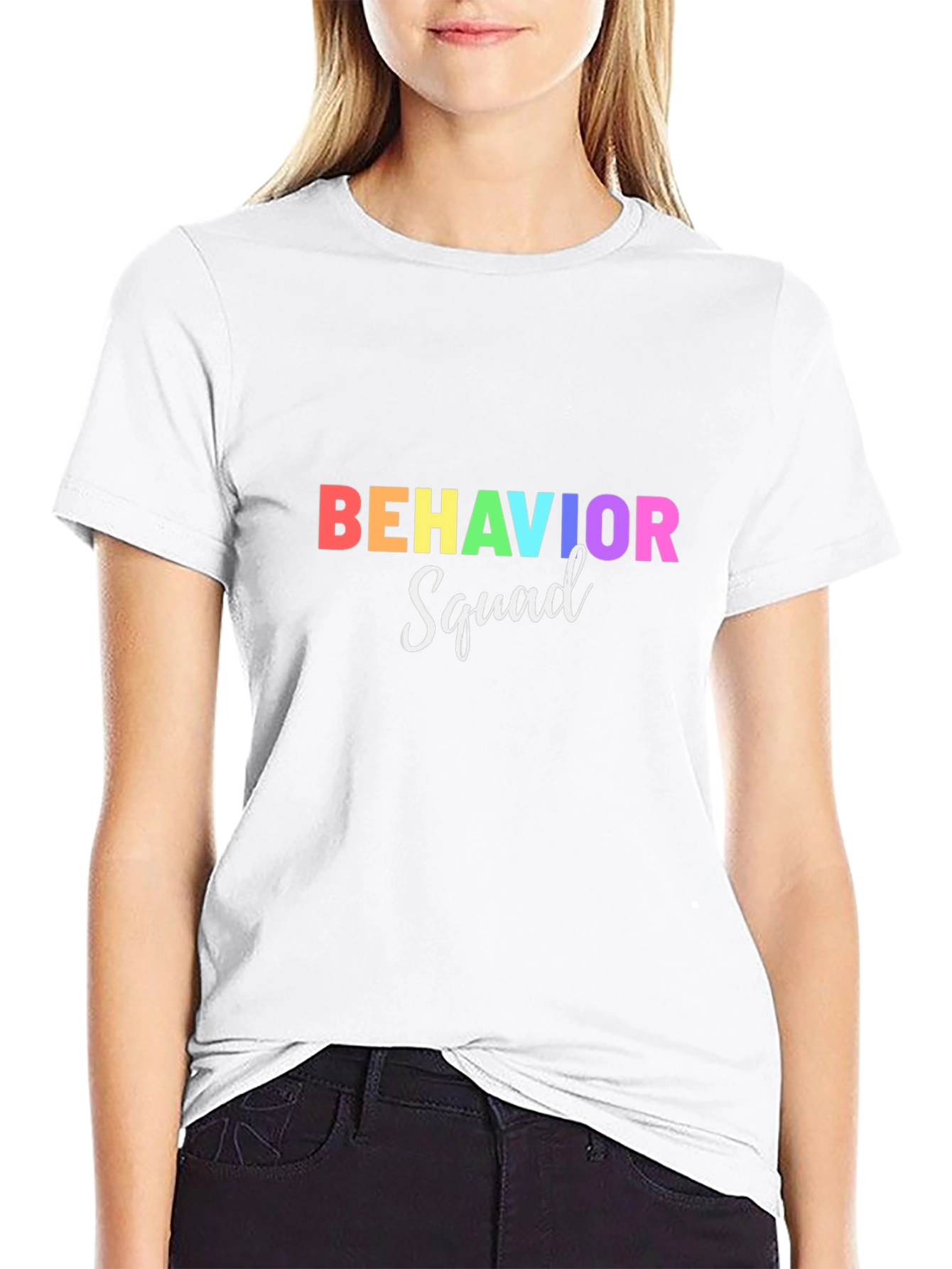 Behavior Squad Rainbow Graphic T-Shirt