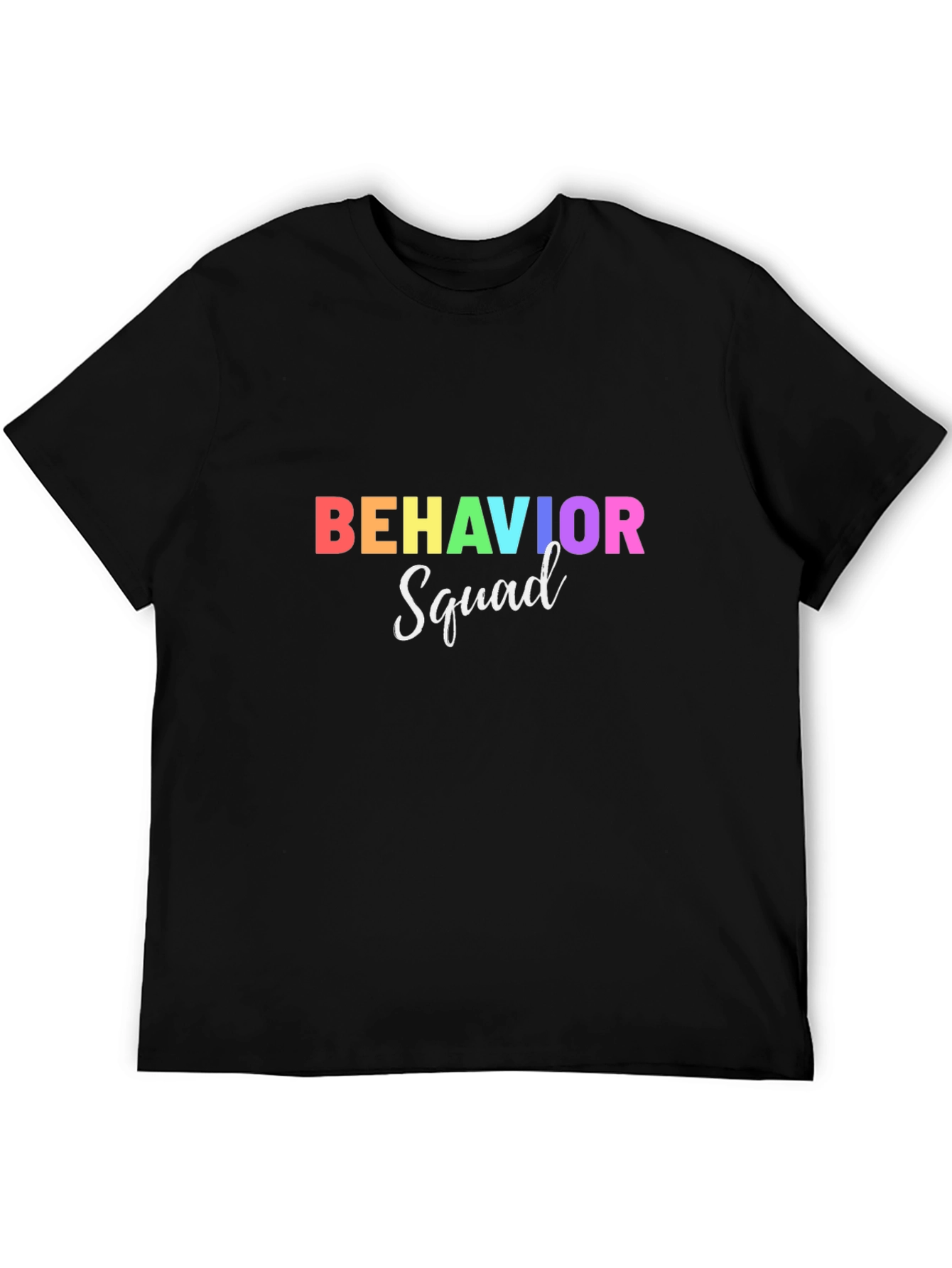 Behavior Squad Rainbow Graphic T-Shirt