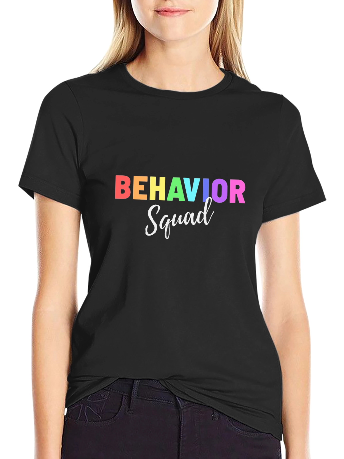 Behavior Squad Rainbow Graphic T-Shirt